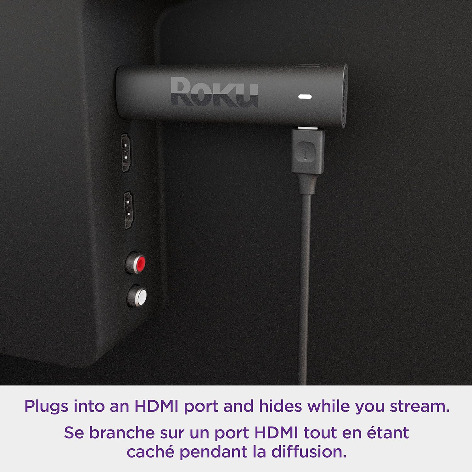 Boîte ouverte - Streaming Stick 4K 2022 de Roku | appareil de diffusion en continu 4K/HDR/Dolby Vision