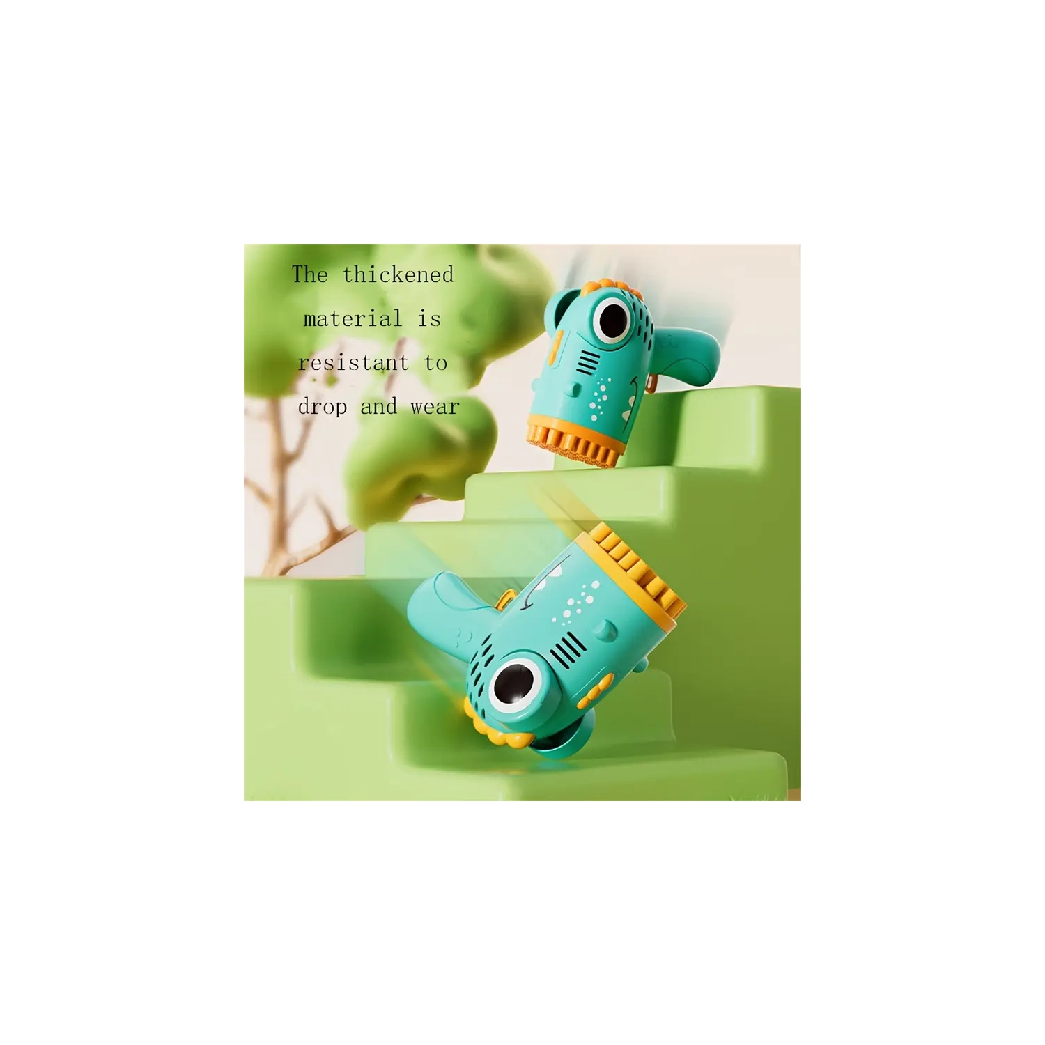 Pistolet à bulles avec 40 trous, jouet distributeur de bulles portatif pour l’extérieur, cadeau idéal pour les fêtes et les festivals, accessoire