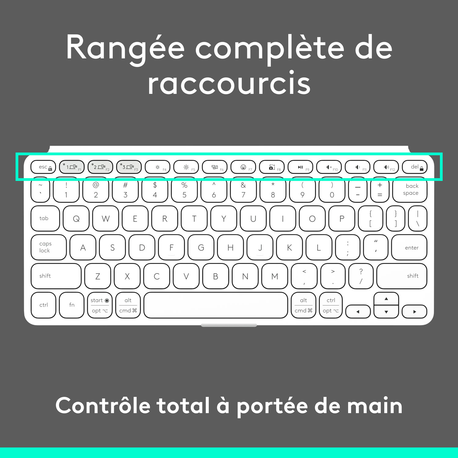 Logitech Keys-To-Go 2 Universal Keyboard with Cover - Pale Grey - English