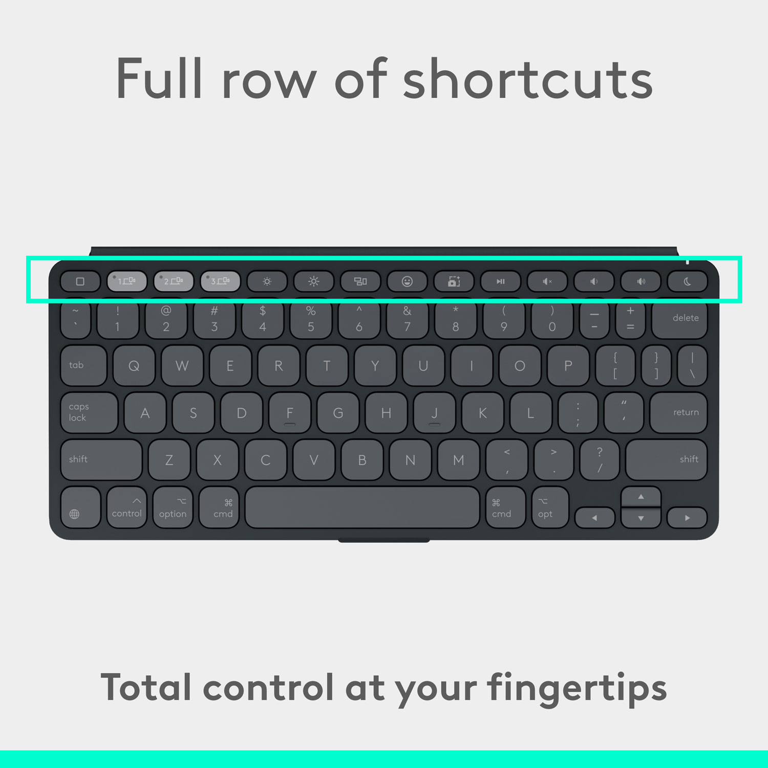 キーボード logicool KEYS-TO-GO 2 for iPad Logitech Keys-To-Go 2 for iPad - Grey - Apple (CA)
