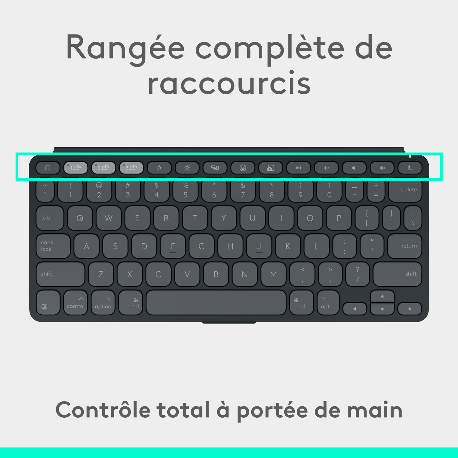 Logitech Keys-To-Go 2 Keyboard for iPad/iPhone/Mac - Graphite