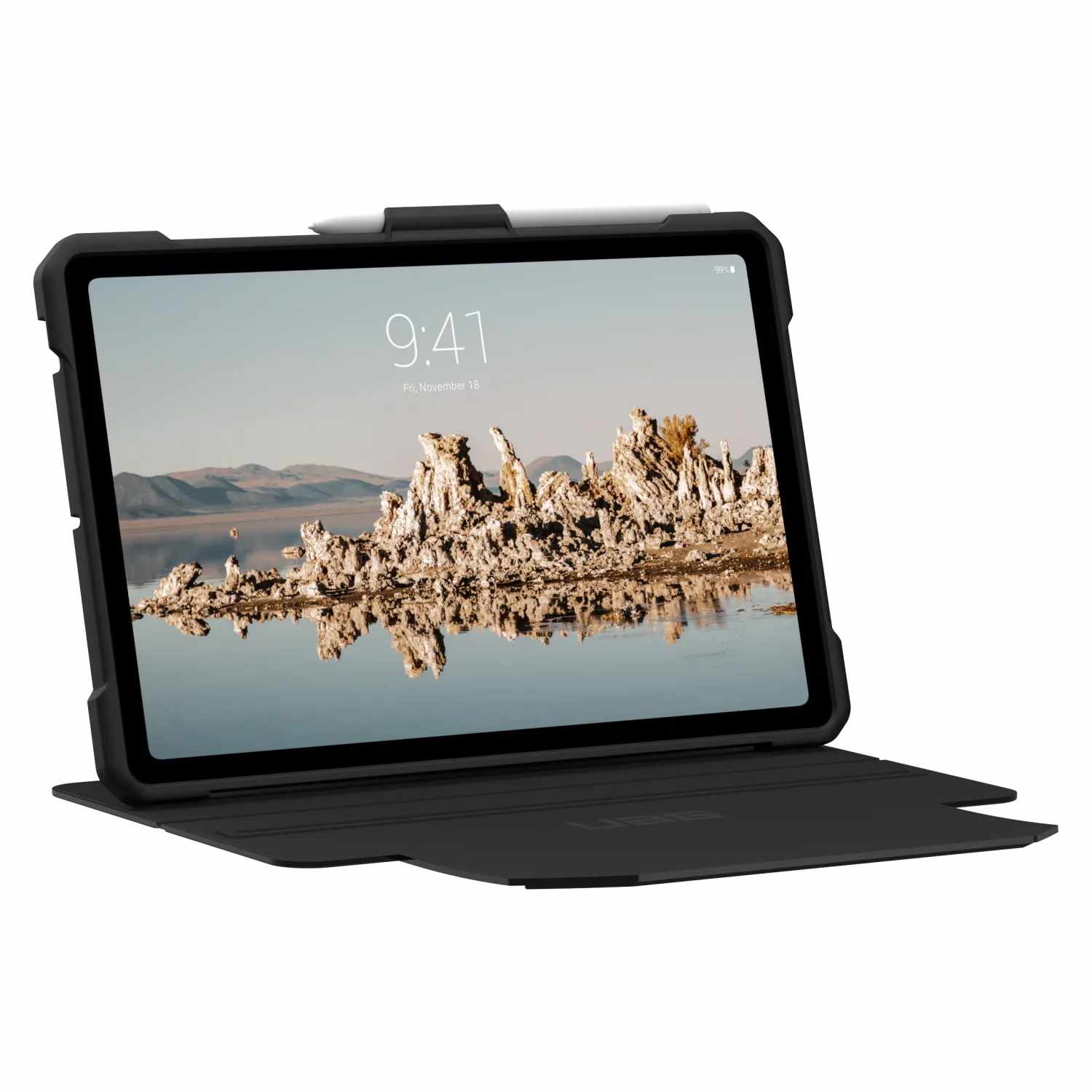 UAG – Étui folio robuste Metropolis SE | Conçu pour Galaxy Tab S10 FE/Tab S9 FE | Noir