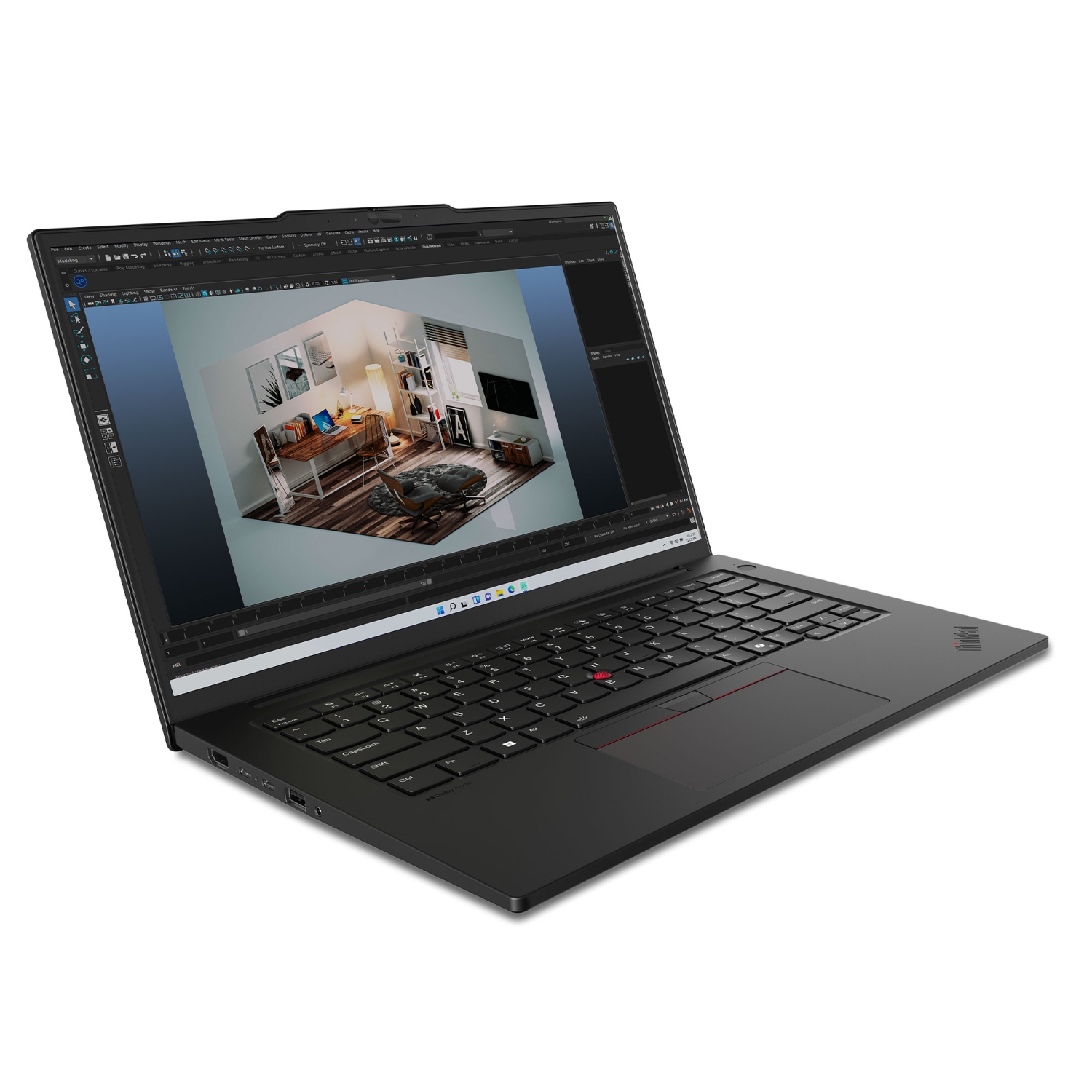 Lenovo ThinkPad P14s Gen 5 Intel Laptop, 14.5" IPS 120Hz, Intel Core Ultra 7 155H, 32GB, 1TB SSD