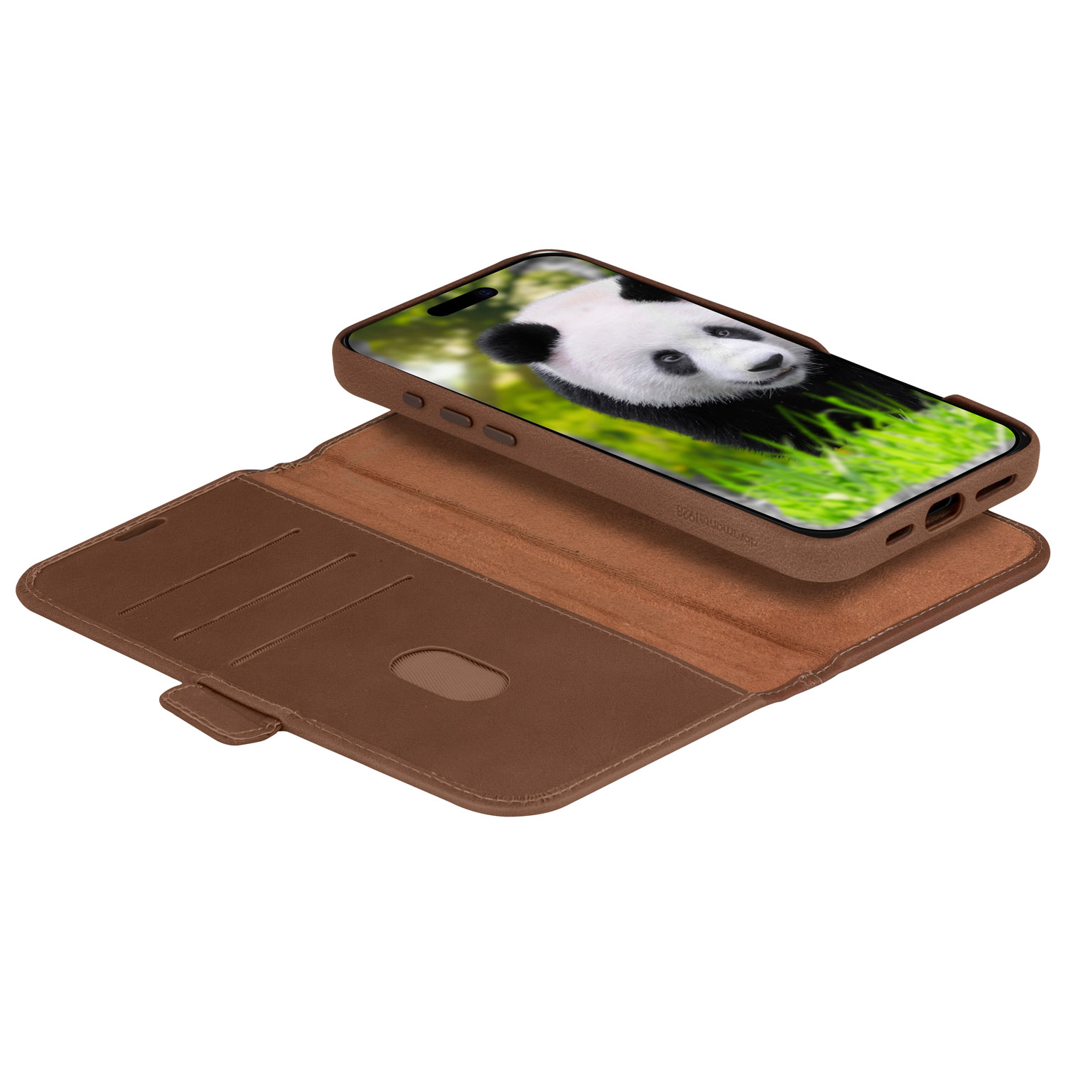 Dbramante1928 Lynge 2-in-1 Wallet Case with MagSafe for iPhone 16 - Tan