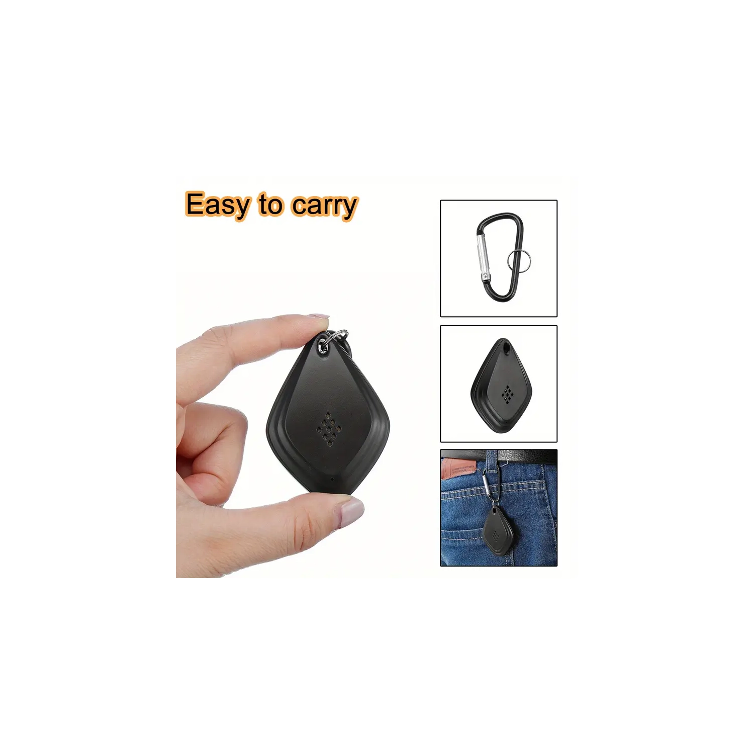 Portable Ultrasonic Mosquito Repellent - USB Charging, Intelligent Frequency Conversion, Family Protection from Insects