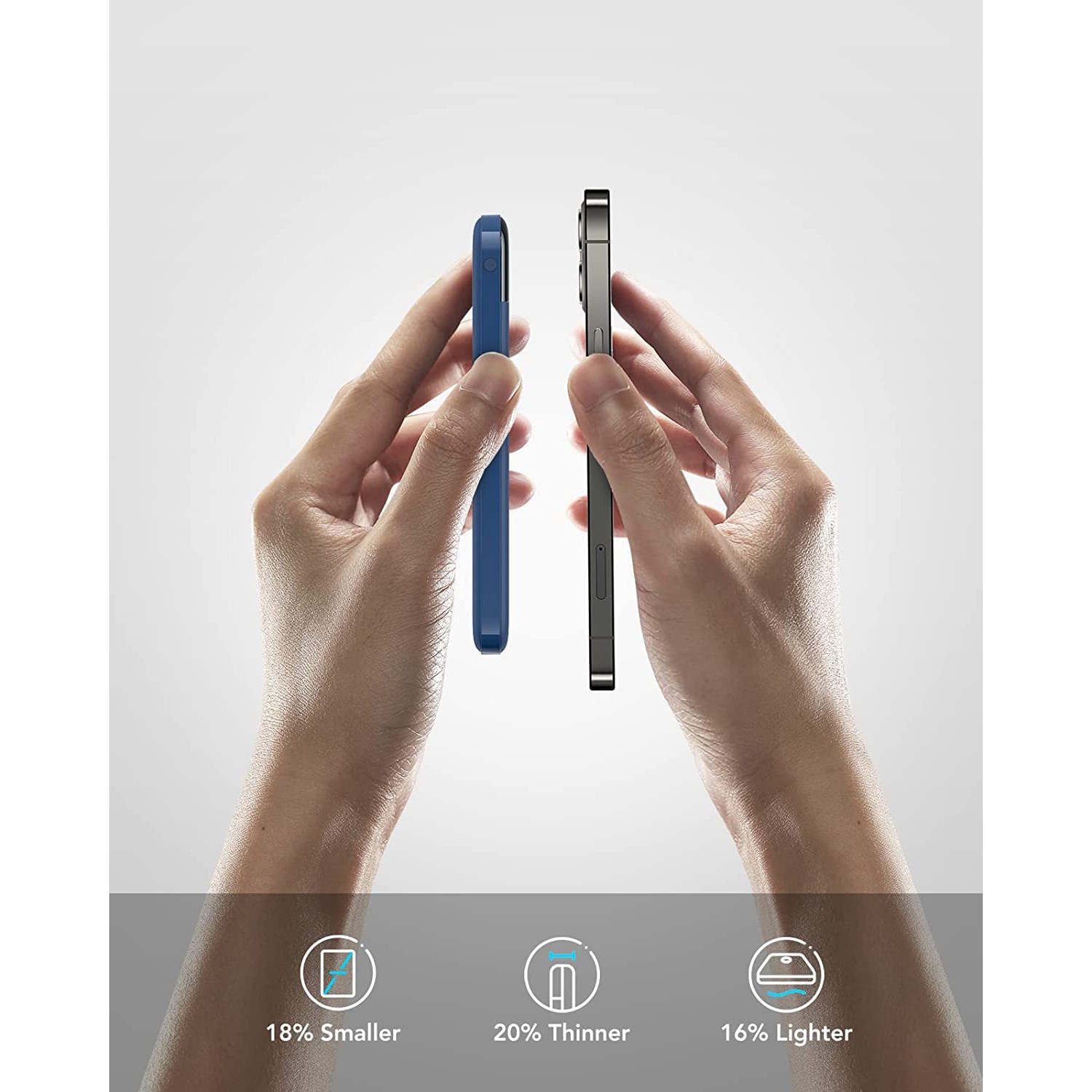 Portable Charger, USB C Power Bank, 3A Fast Charging 10000mAh LED Display Battery Pack, Portable Phone Battery Charger for iPhone 13/12/11/8 Samsung