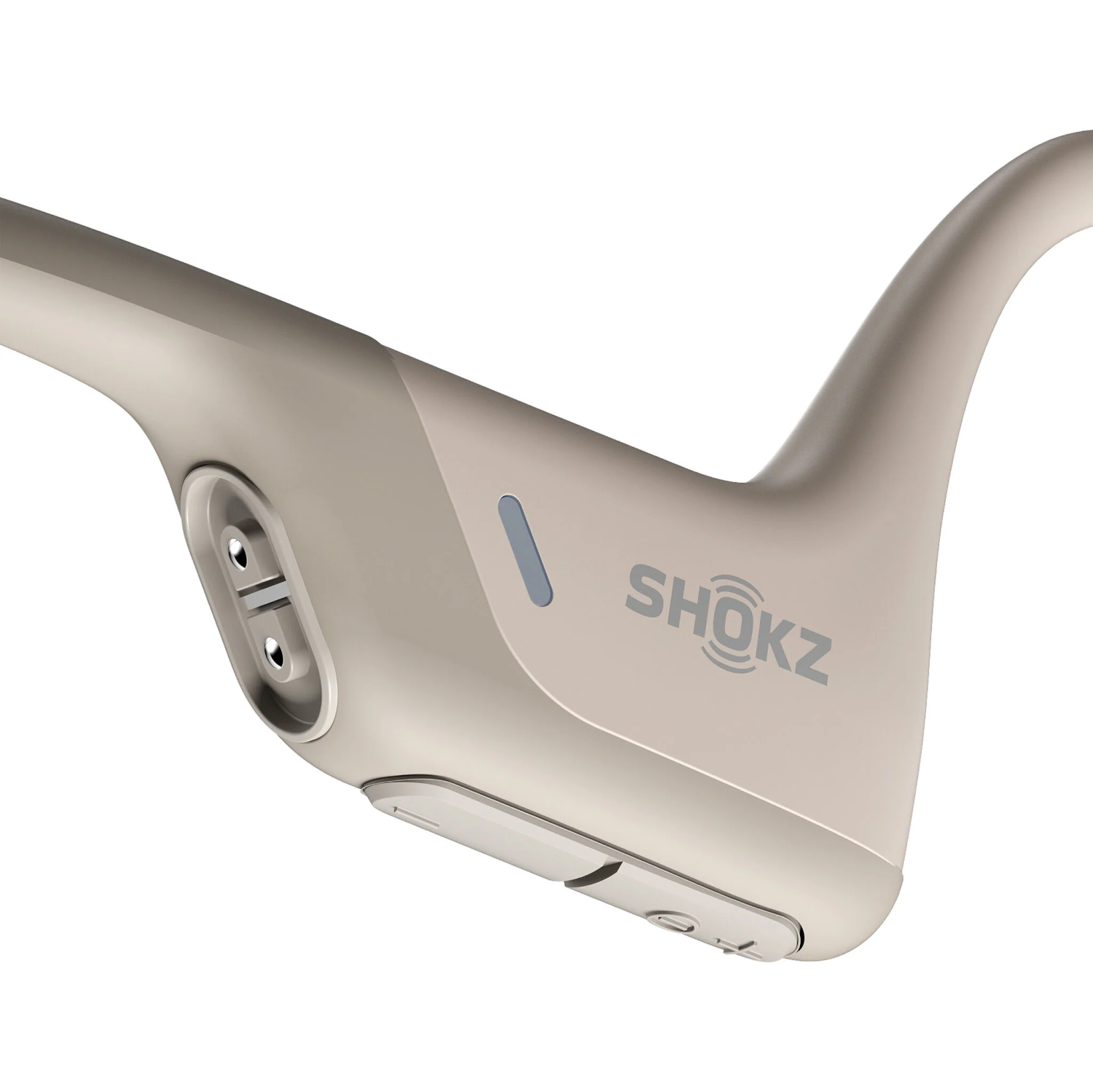 Open Box - Shokz OpenRun Pro Bone Conduction Open-Ear Bluetooth Headphones - Beige