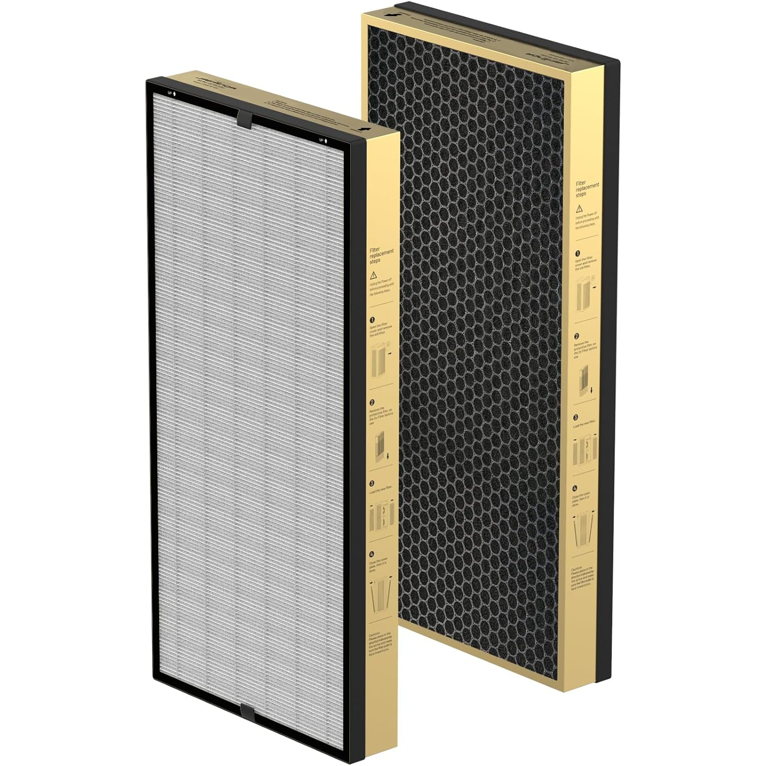 Jafända Air Purifier VOCs Filter Replacement for JF1500, True HEPA Filter, 8.82 lb Activated Carbon, Granular SP-Permanganate, Remove