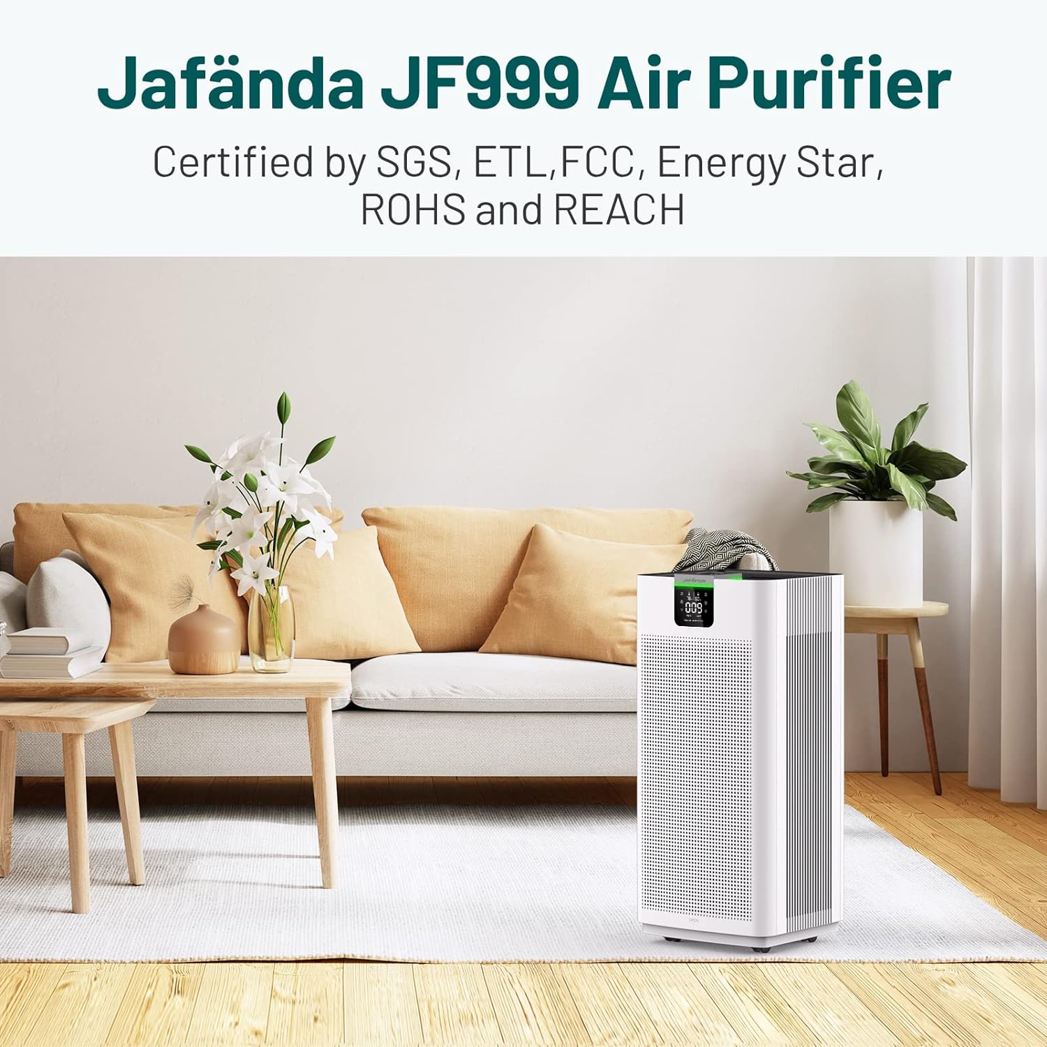 Jafända JF999 Replacement Filter, 2 Pack Specialized Odor Filters, 3.74 lb Modified Activated Carbon, Remove Ammonia, Amine，Mercaptan Odor, Pet Odor,