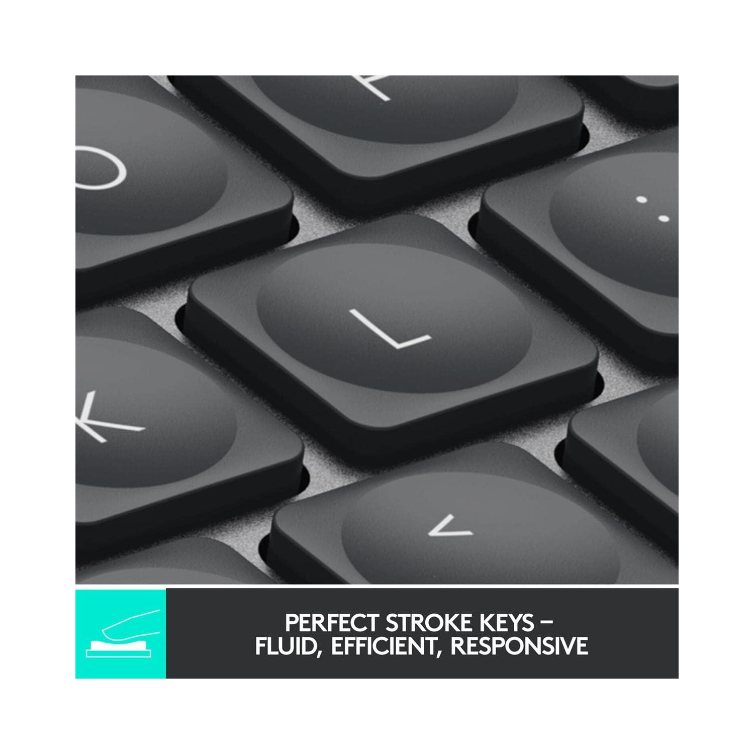 Logitech MX Keys Mini Bluetooth Backlit Ergonomic Keyboard - Black