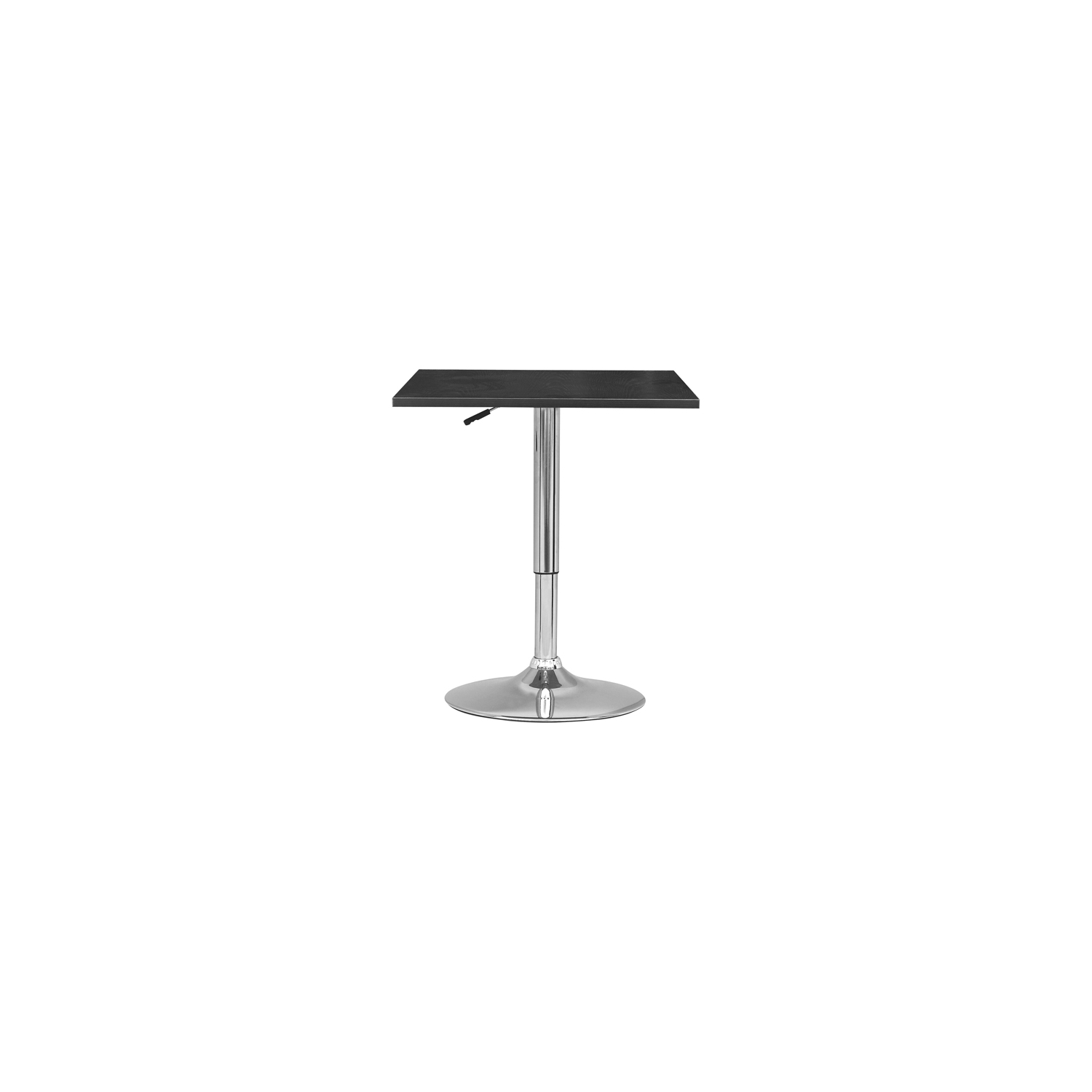 Contemporary Square Bar Table - Black