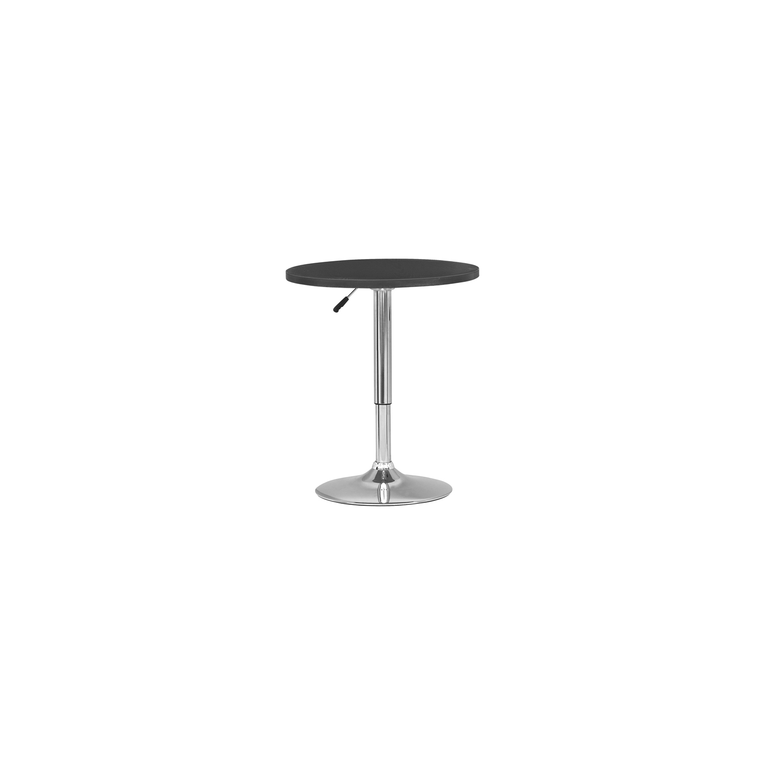 Contemporary Round Bar Table - Black