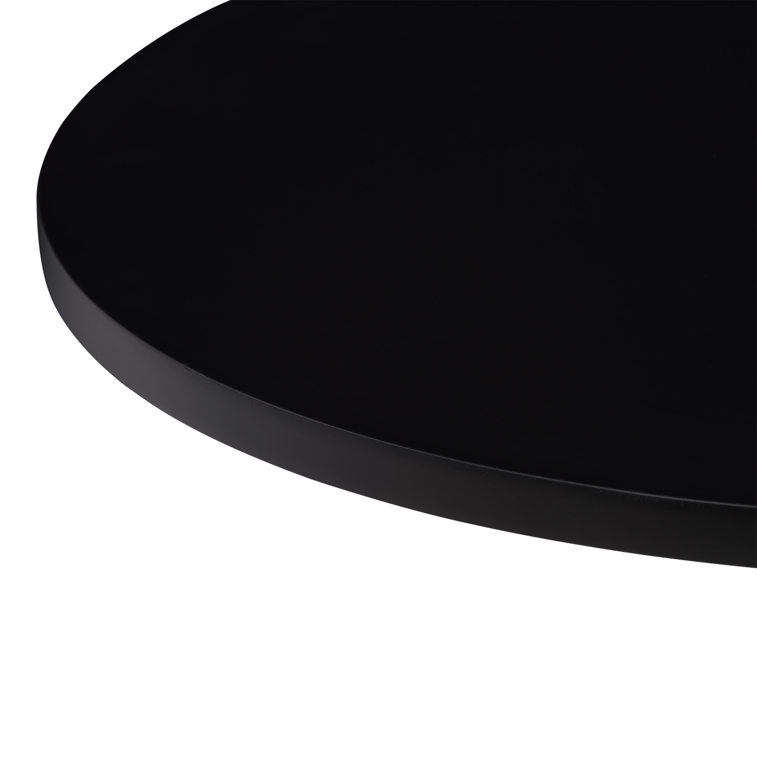 Contemporary Round Bar Table - Black
