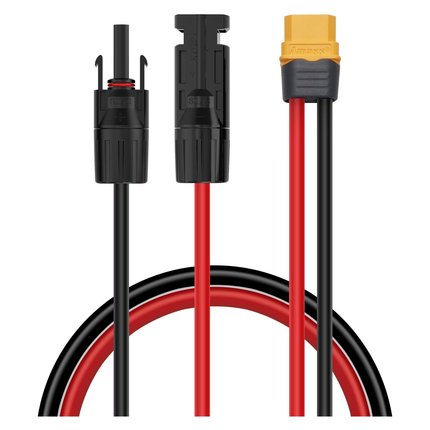 ALLPOWERS Solar Female and Male Connector to XT60 Adapter Cable