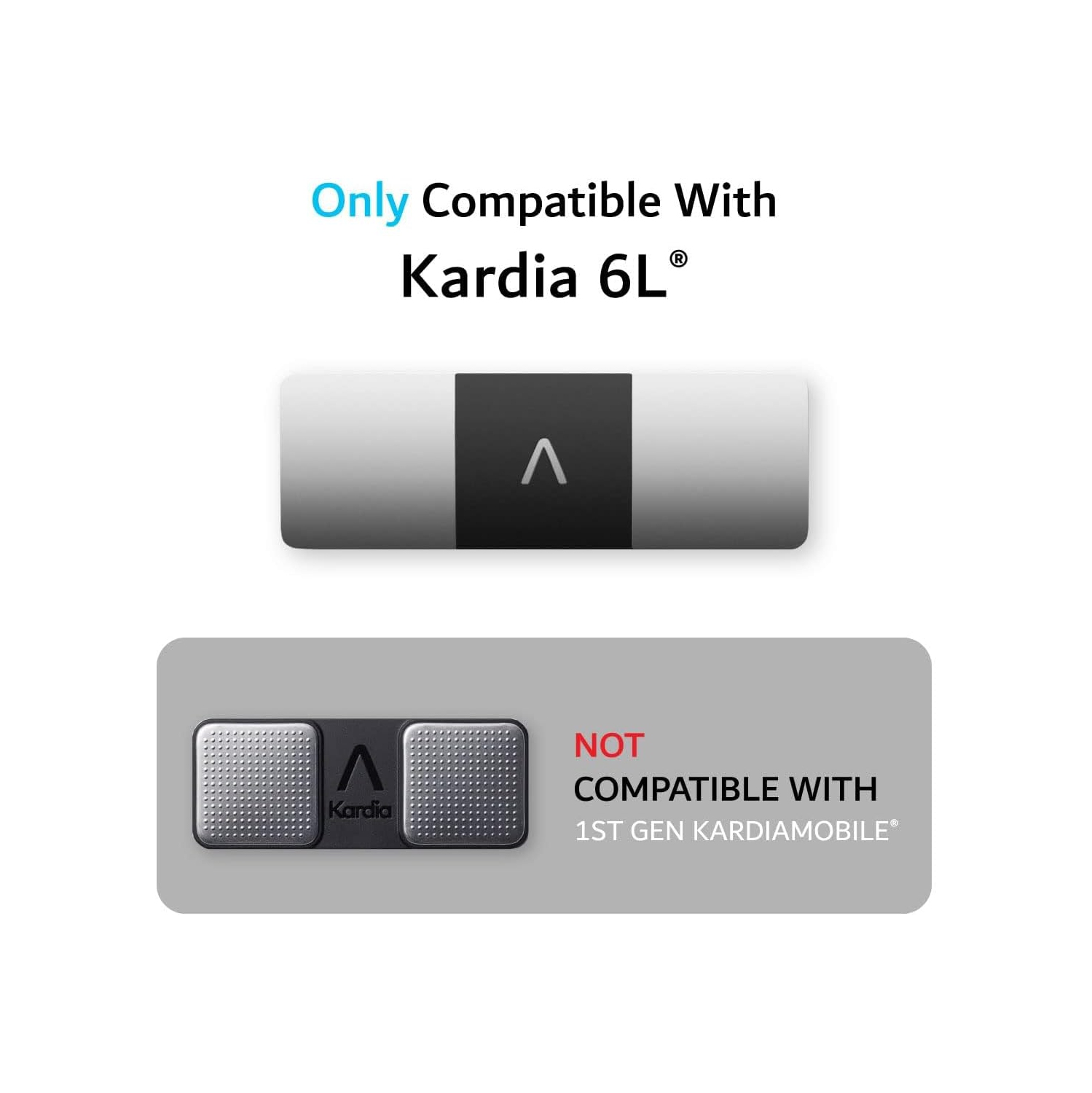 Étui de voyage en cuir de TUDIA compatible avec KardiaMobile 6 L -