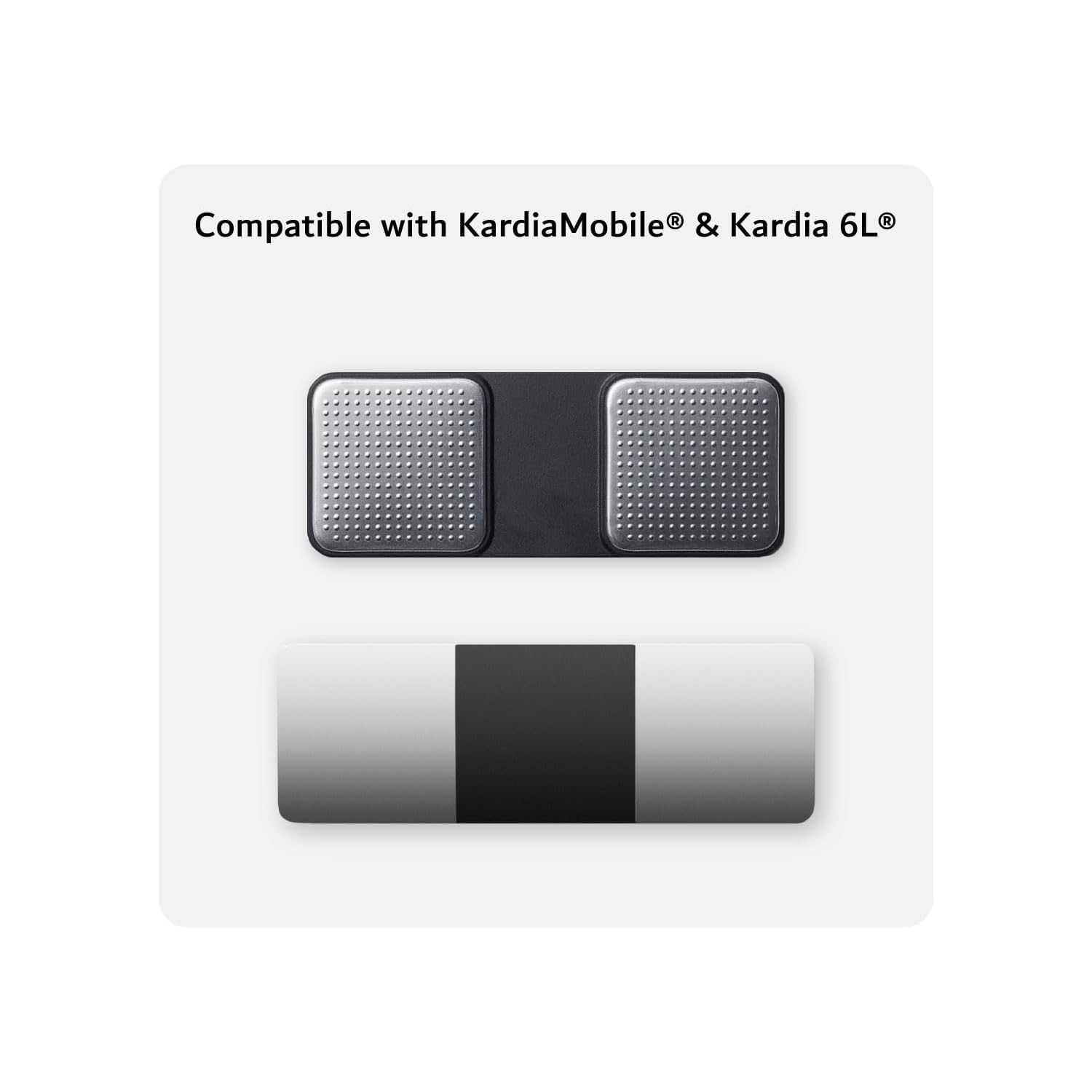 Étui de voyage rigide complet de TUDIA compatible avec les moniteurs d'ECG Kardia Mobile/Kardia 6&nbsp;L