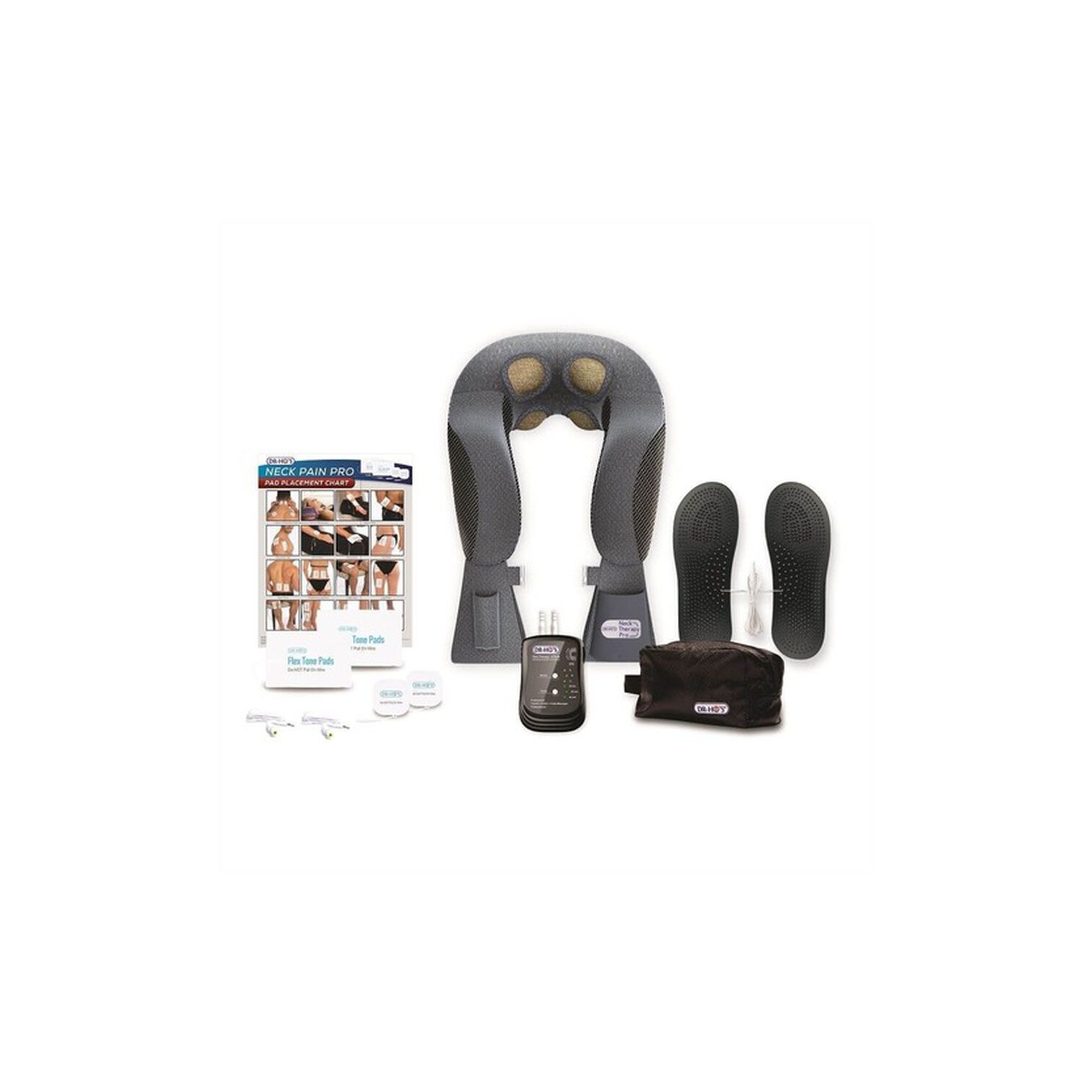 Ensemble Dr-HO S Neck pain Pro - thérapie TENS & EMS pour soulager les douleurs au cou et aux épaules