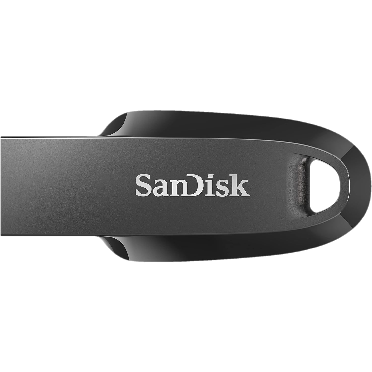 SanDisk 128GB USB 3.2 Flash Drive, Ultra Curve, Black, up to 100 MB/s, with RescuePRO Deluxe Data Recovery Software