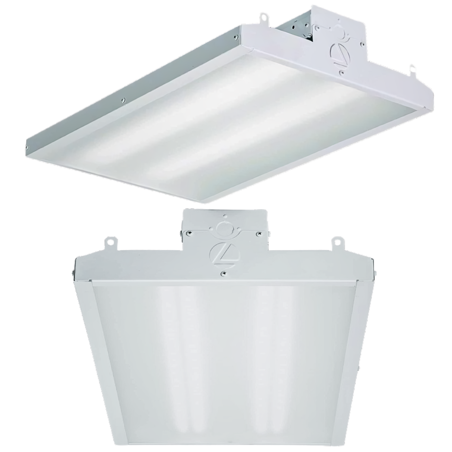 2FT LED Linear High Bay Lights Dimmable, 105W/85W/65W Power Selectable, 135LM/W, 4000K/5000K CCT Adjustable, Includes V Hooks, 10ft Cord, Ideal for