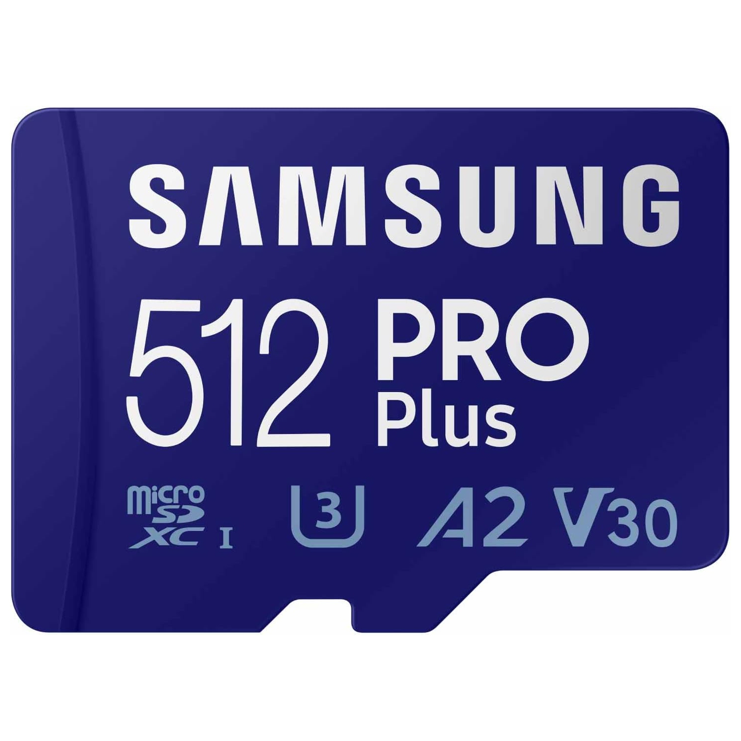 SAMSUNG PRO Plus microSD Memory Card + Adapter, 512GB MicroSDXC, Up to 180 MB/s, Full HD & 4K UHD, UHS-I, C10, U3, V30, A2 for Android Phones, Tablets