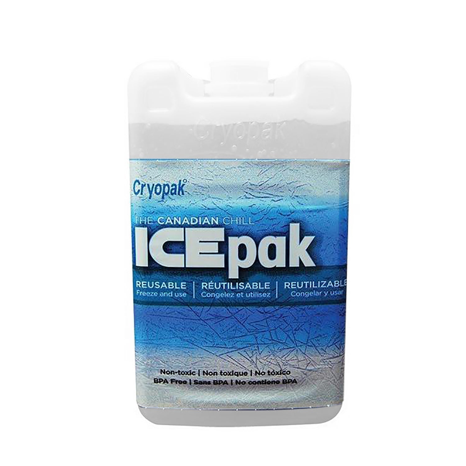 Cryopak - Pack of 6 Reusable IcePak, Non-Toxic, White