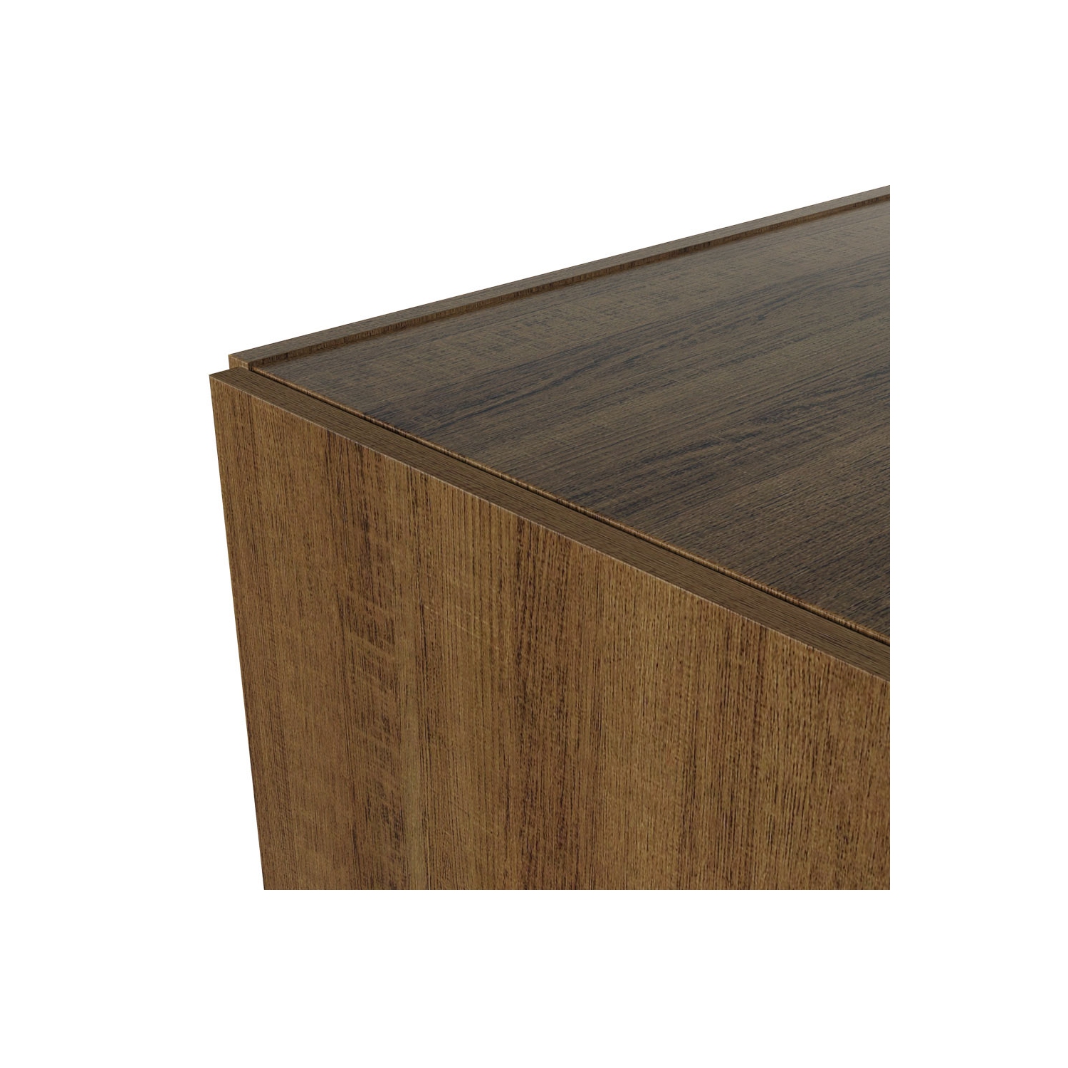 Madesa 2 Door Storage Cabinet with Ample Shelf Space 31"L Utility Armoire Closet Modern Entryway and Bedroom Organization Unit - Brown