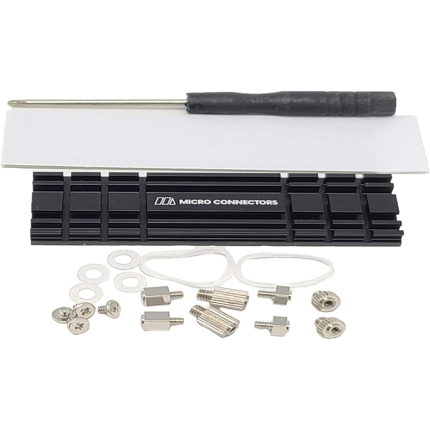 Samsung 990 EVO M.2 2280 1TB PCI-E Gen 5 x2, NVMe 2.0 Internal Solid State Drive w/ Micro Connectors 5mm Low-Profile Heat Sink Kit & Mounting Screws