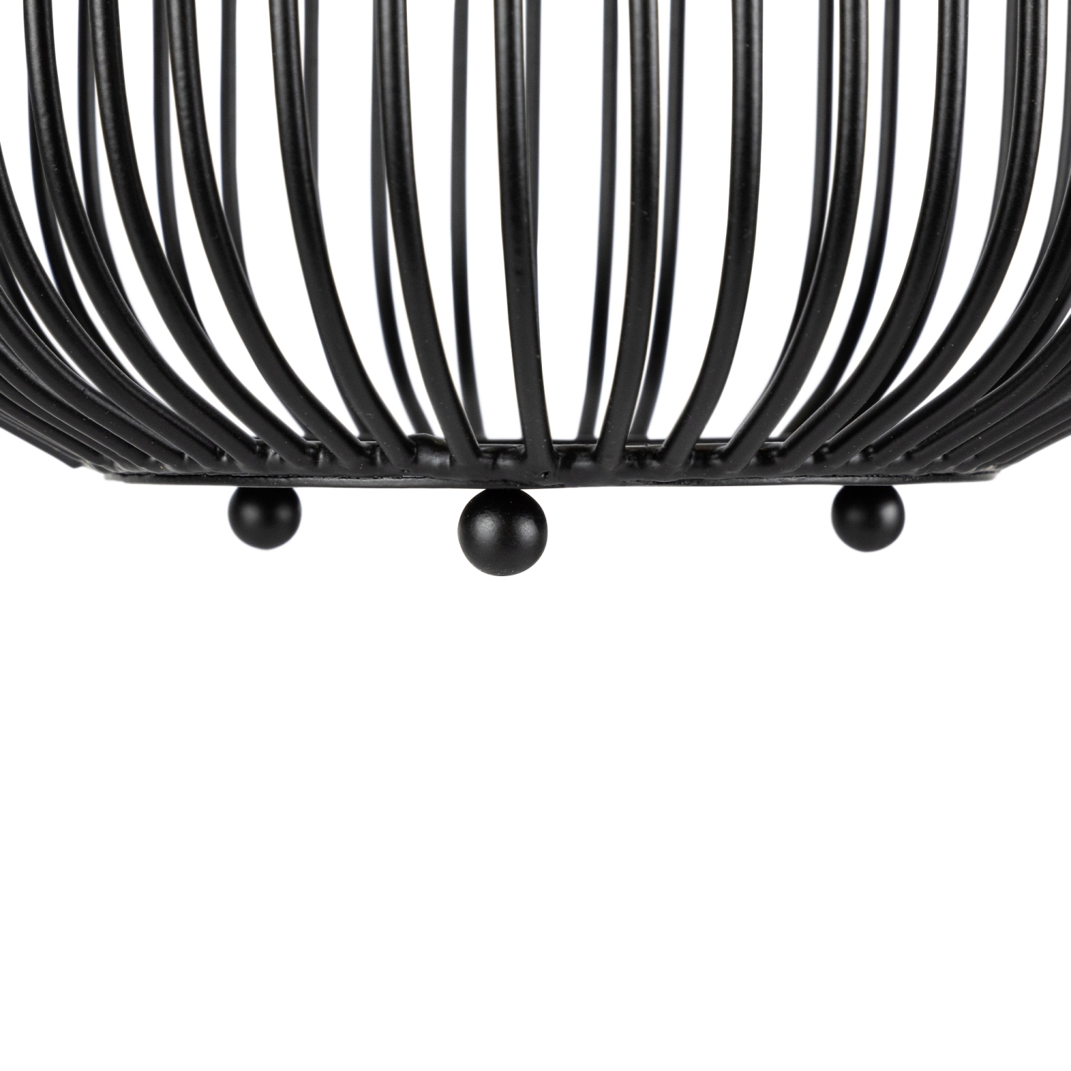 Bougeoirs en fer de style médiéval - 12,75 po - Noir - Ensemble de 3