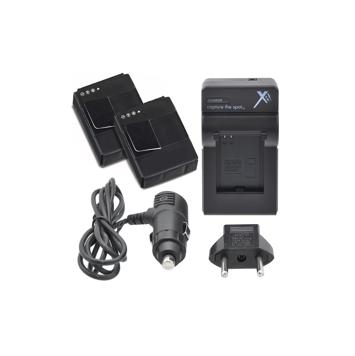 Batterie de remplacement de 2x mAh et chargeur AHDBT-301 GoPro HERO3 HERO3+