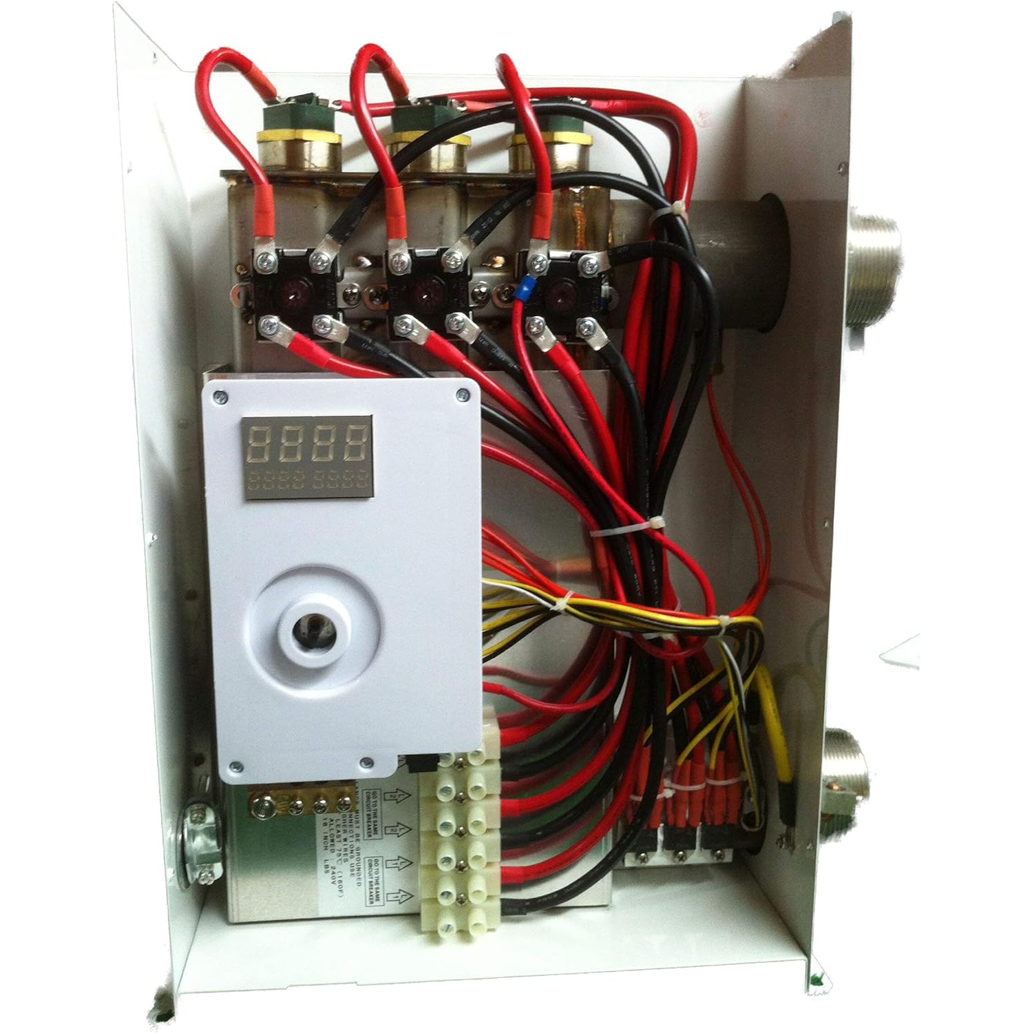 Chauffe-piscine électrique sans réservoir EcoSmart Pool 27, 27kW V, 240 V, 112,5 a avec technologie d'autorémodulation