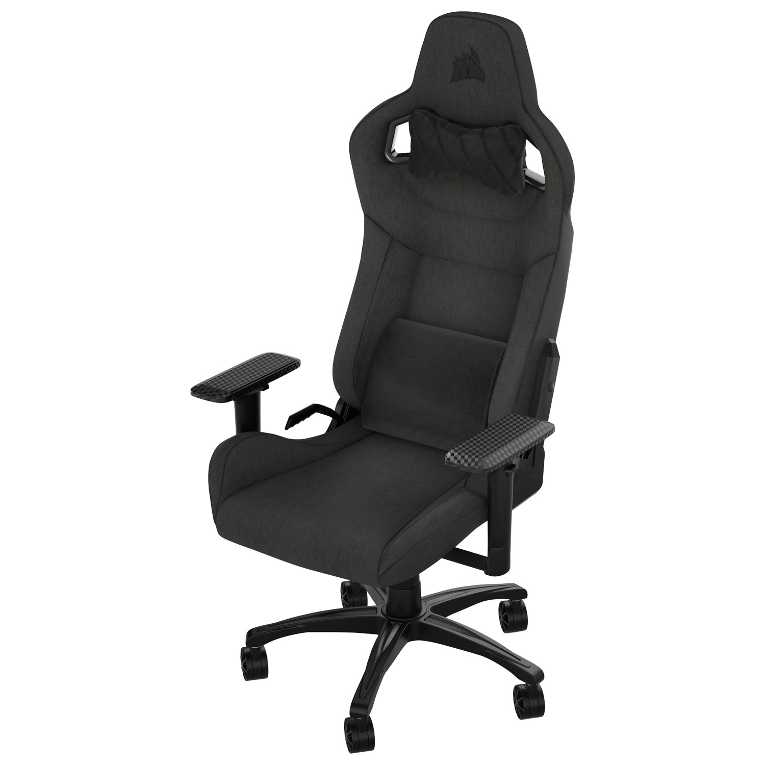 Fauteuil de jeu ergonomique en tissu T3 Rush de Corsair - Anthracite