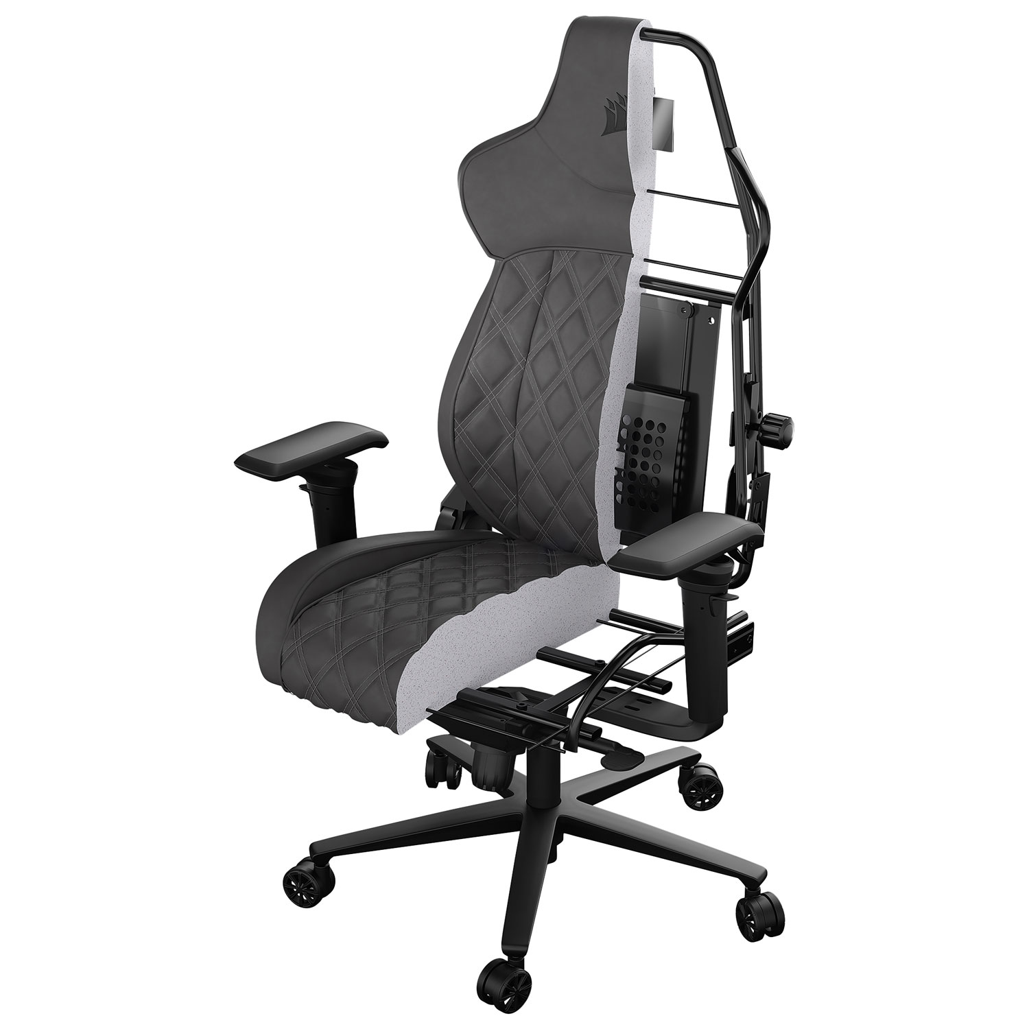 Corsair TC500 Luxe Ergonomic Fabric Gaming Chair - Black