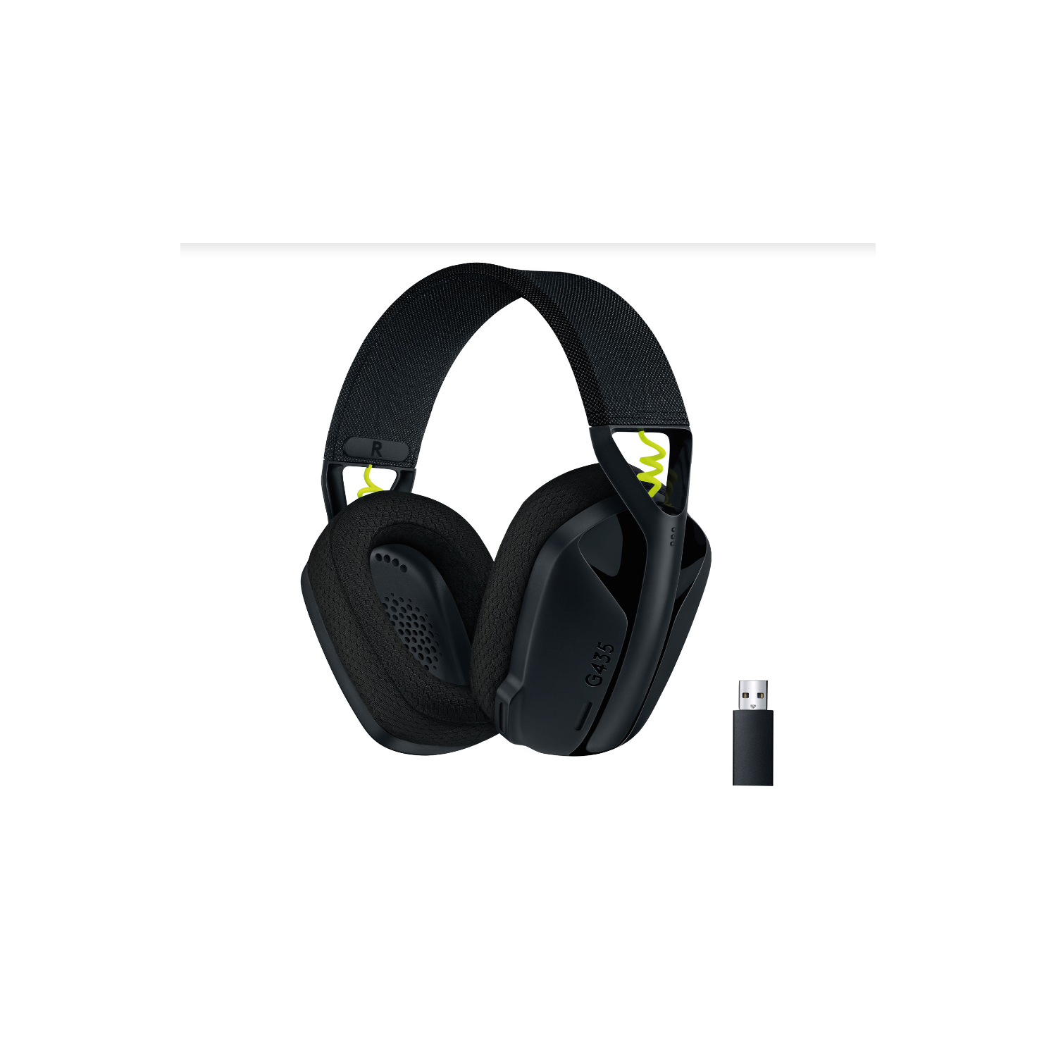 Remis à neuf - Casque de jeu sans fil Bluetooth G435 LIGHTSPEED de Logitech pour PC/PS5/PS4/Switch - Noir