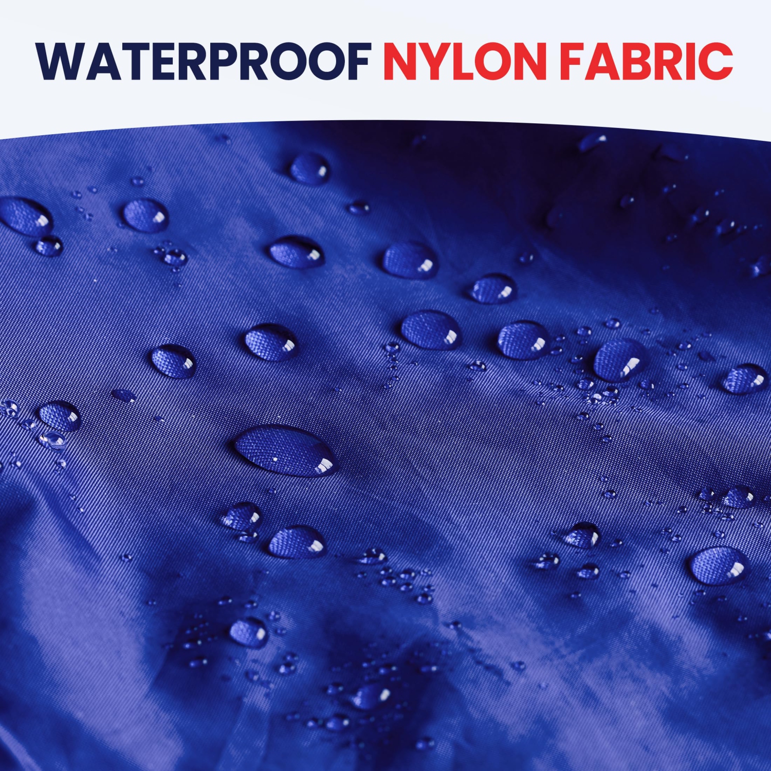 Canadian Linen Nylon Laundry Bags, XL 30"x40", 2 Pack, Drawstring Clothes Organizer Waterproof Fabric Durable Storage Bag Hamper, Blue