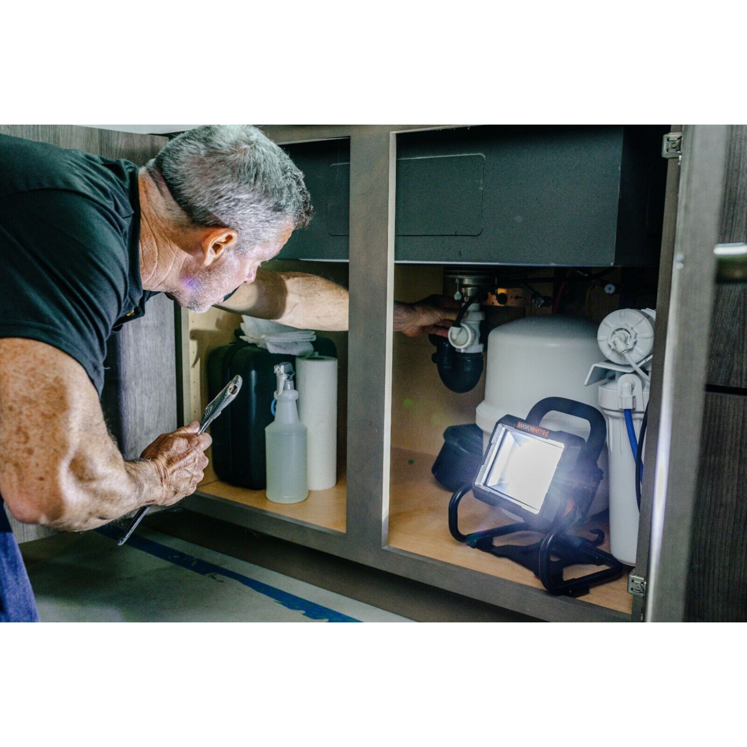 Lampe de travail sans fil à DEL WORX WX026&nbsp;L.9 Nitro 20&nbsp;V