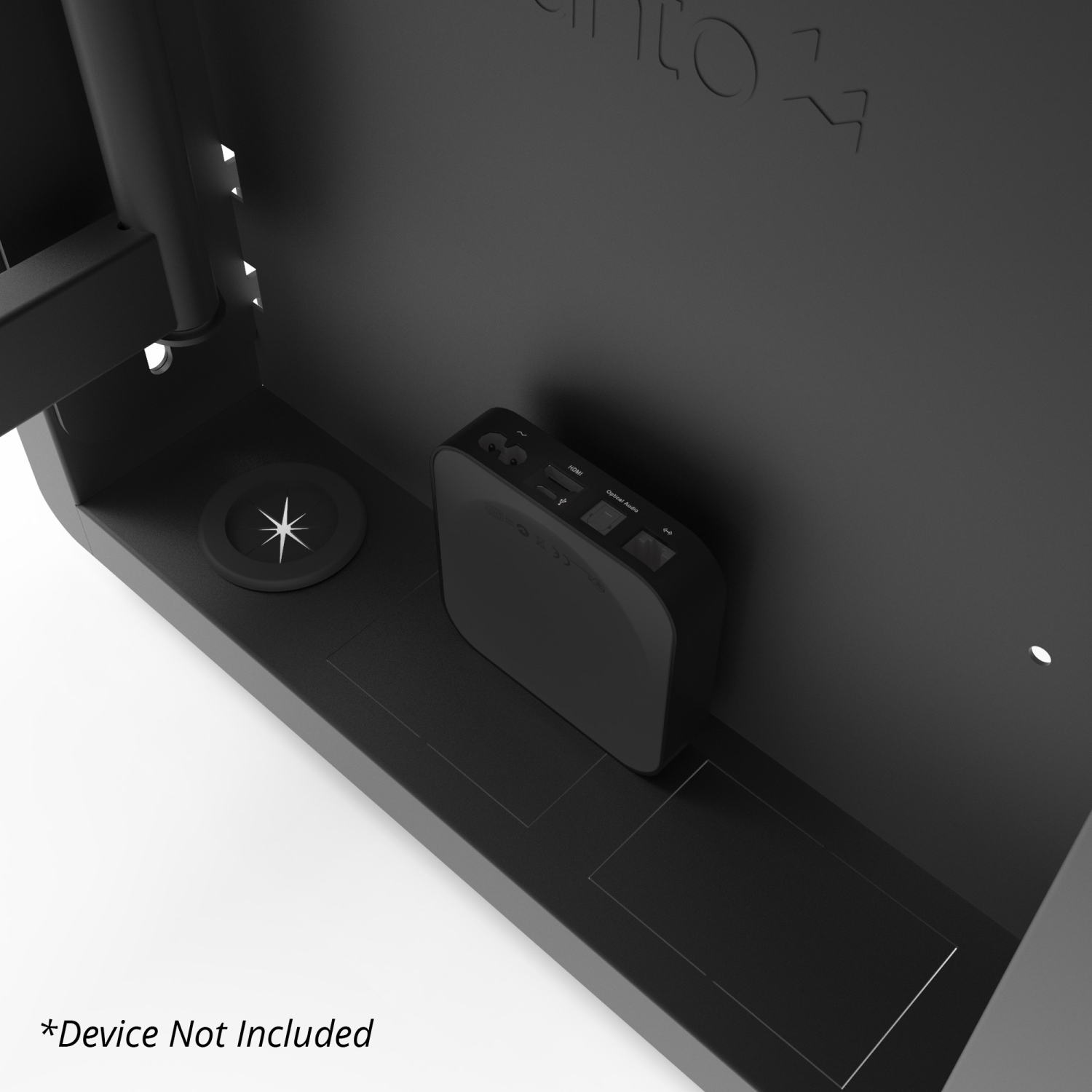 Support mural articulé encastré articulé R400 Pro Series de Kanto pour téléviseur de 35 à 65 po