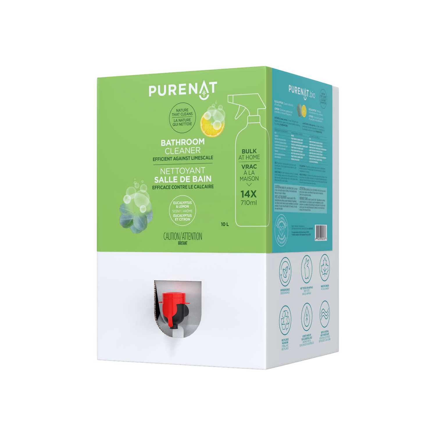 Purenature Bathroom Cleaner Bulk Refill 10L