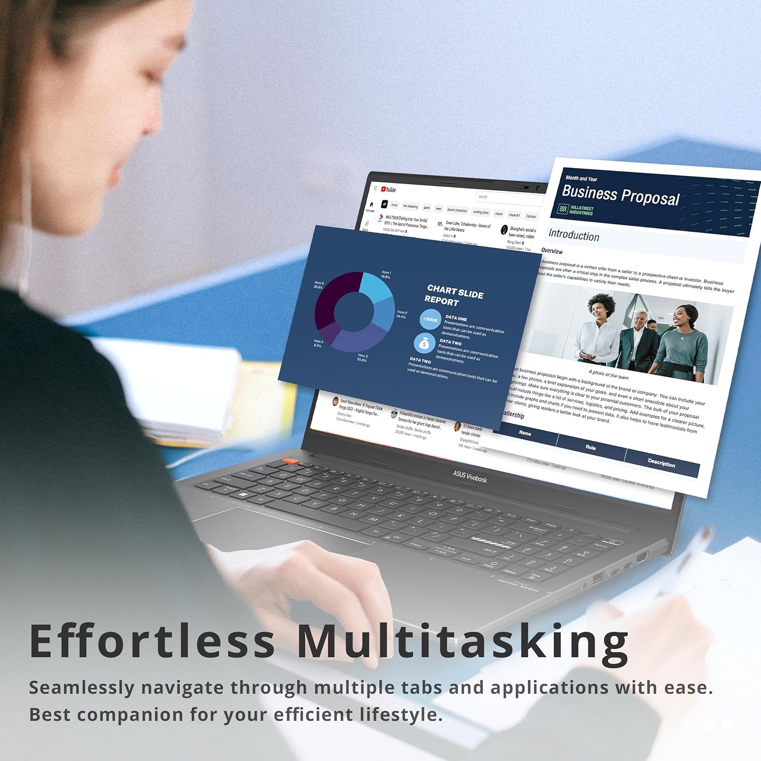 Portable VivoBook S 15 Slim HD intégrale de 15,6 po d'ASUS, Ryzen 7 5800H d'AMD, SSD 1&nbsp;To, mémoire vive 8&nbsp;Go, carte graphique Radeon d'AMD,