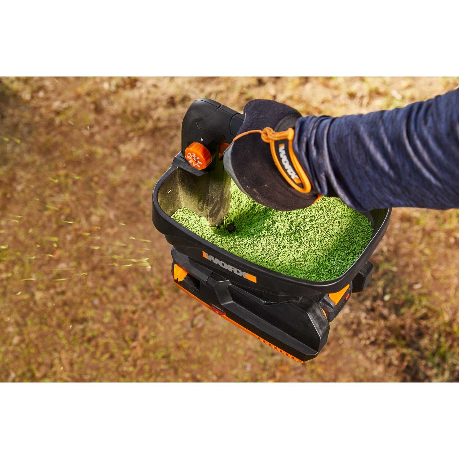 Épandeur sans fil WORX WG869 20&nbsp;V