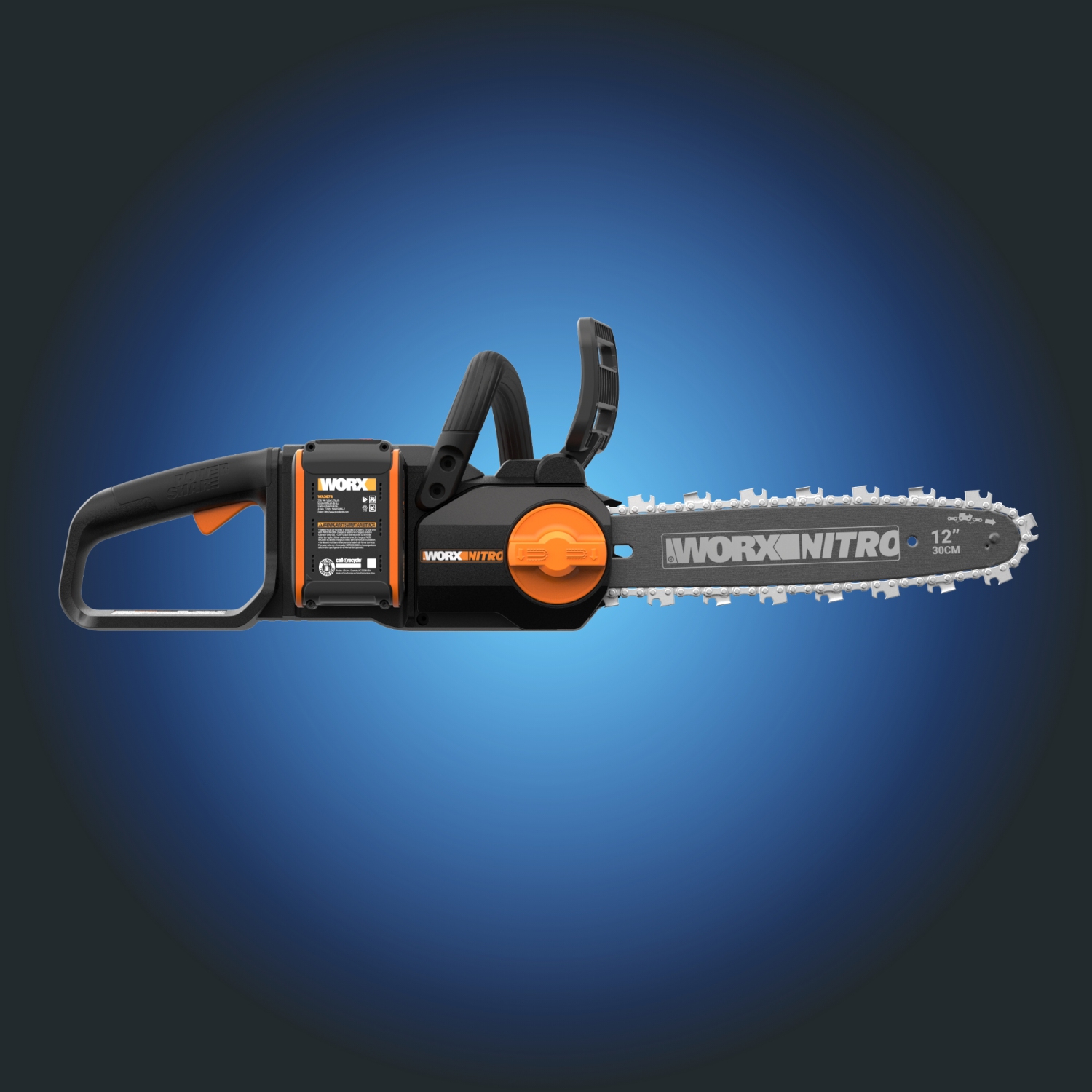 Scie à chaîne sans fil WORX WG350 Nitro 20&nbsp;V, 12 po