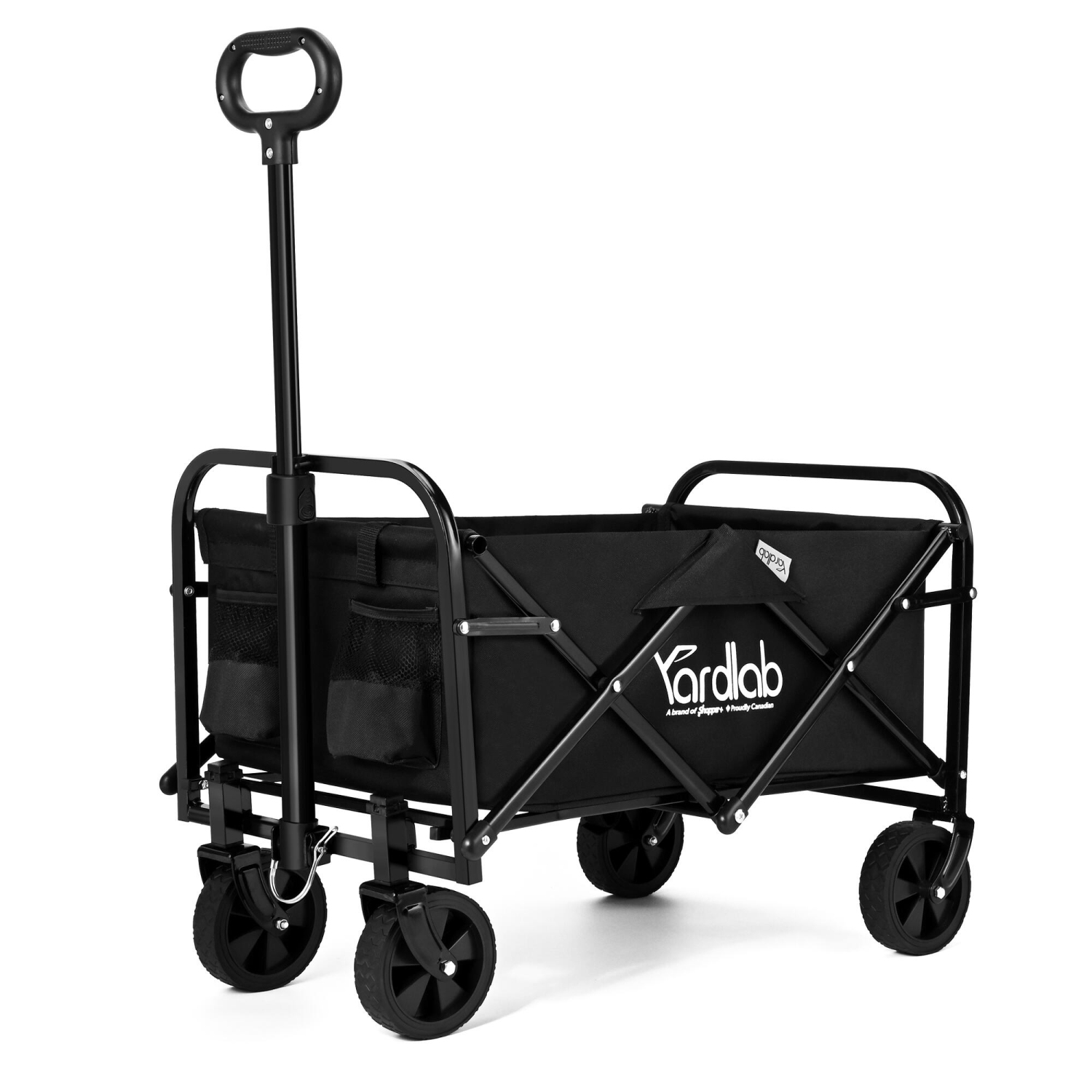 Yardlab – Chariot de plage pliable, chariot de rangement de camping extérieur utilitaire, 27 7,9 x 15 x 19,3