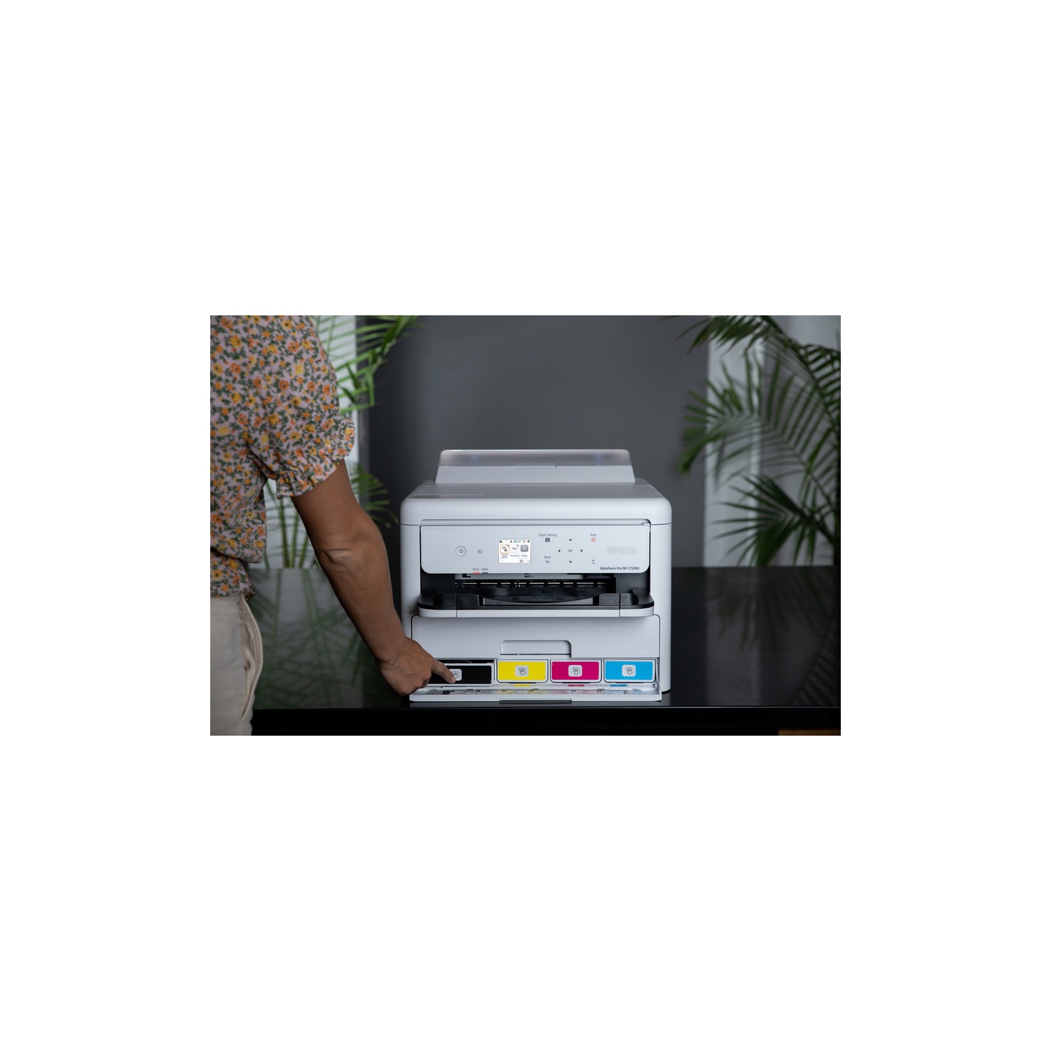 Epson WorkForce Pro WF-C5390 EcoTank Wireless Color Inkjet Printer -