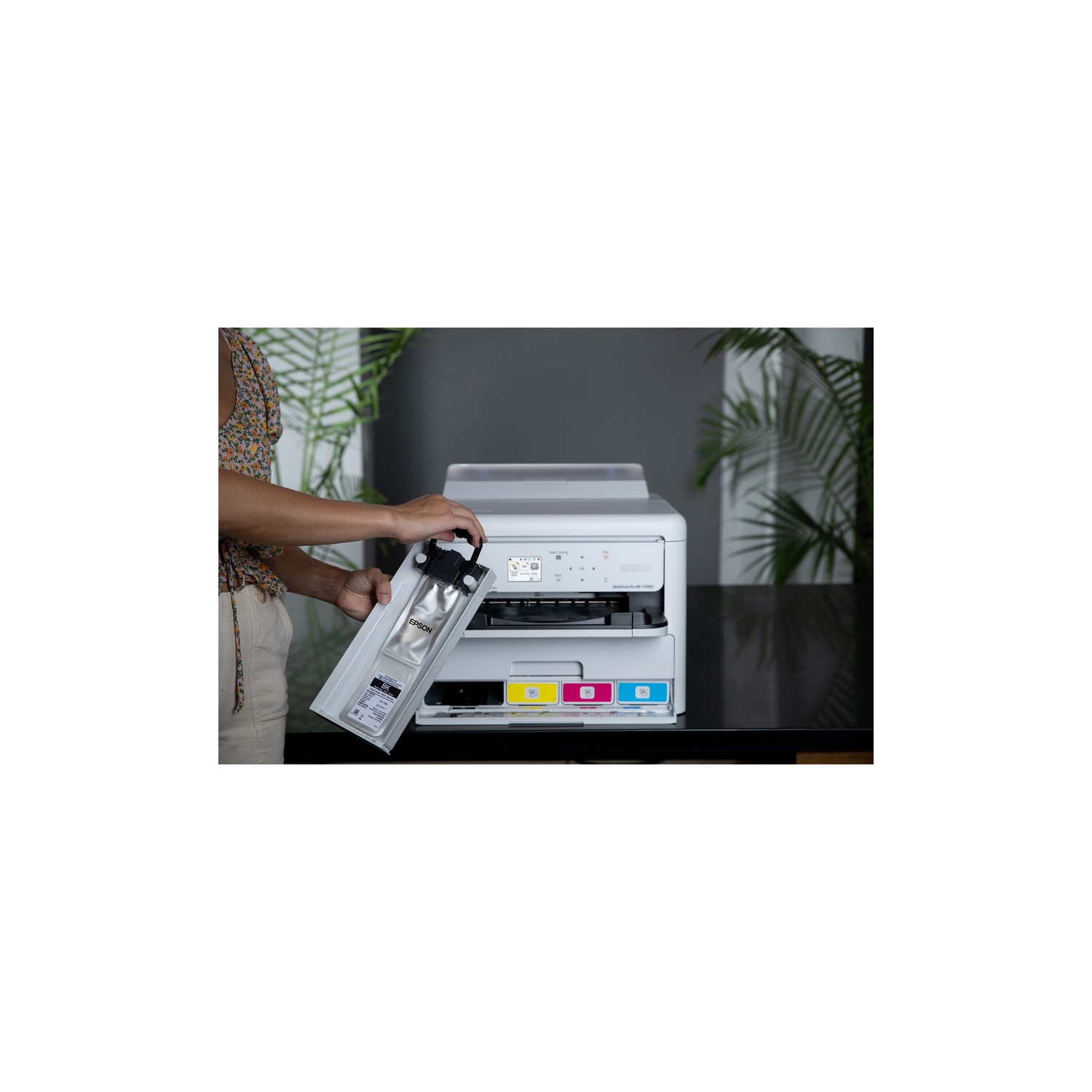Epson WorkForce Pro WF-C5390 EcoTank Wireless Color Inkjet Printer -