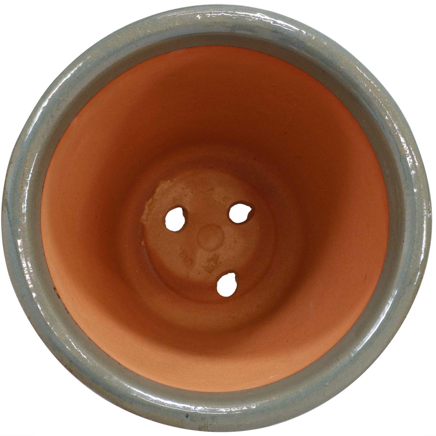 Sunnydaze 15 in Studio High-Fired Glazed Ceramic Planter - Gray