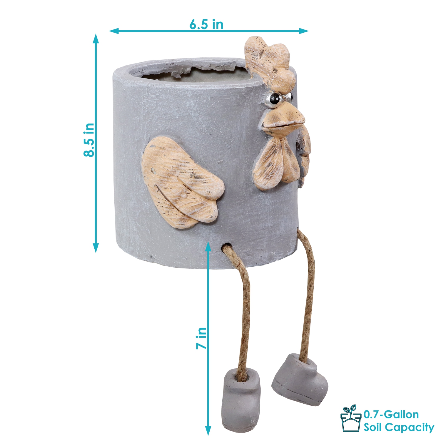 Sunnydaze Statue en oxyde de magnésium la statue de Platère intérieure de la Turquie - 6 po