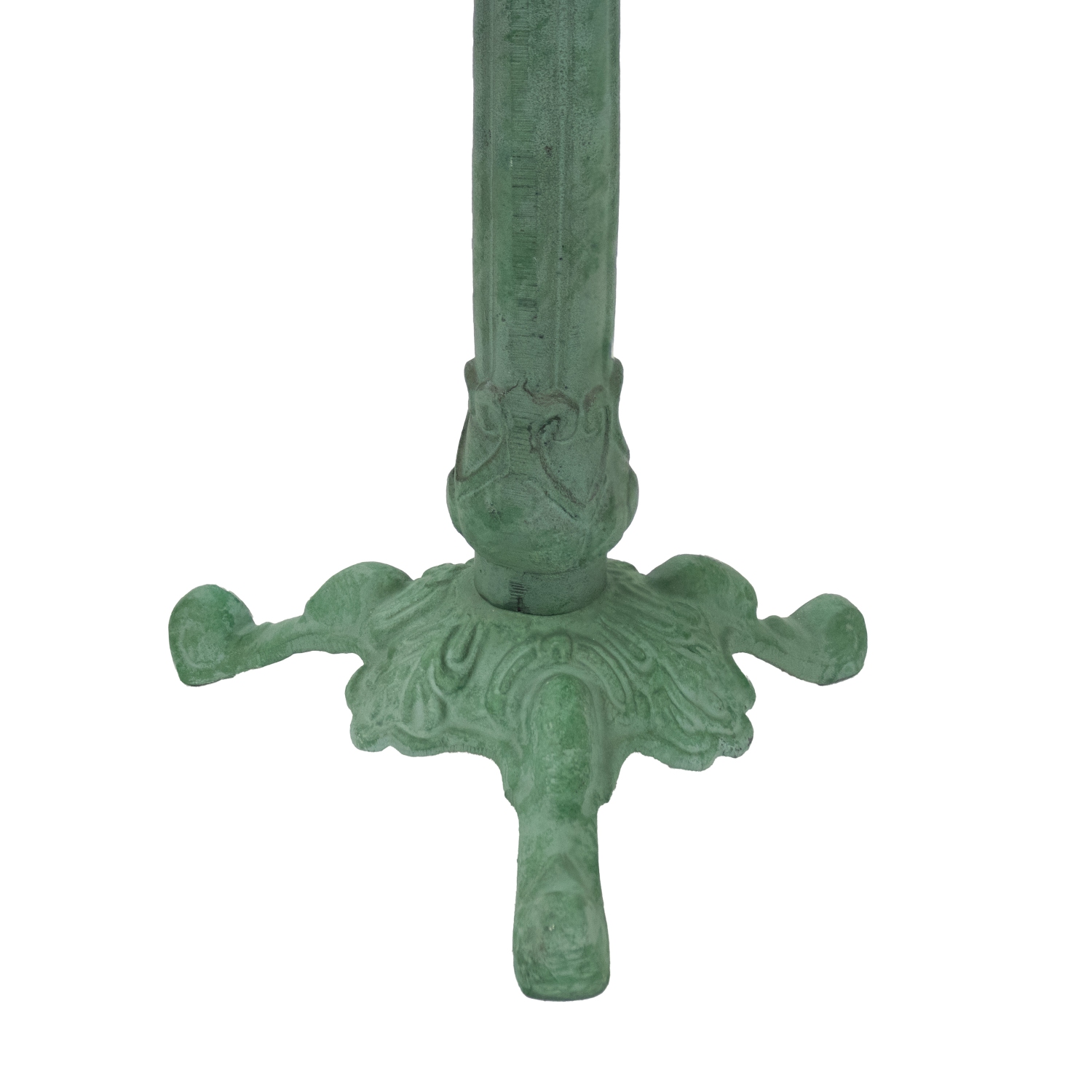 Sunnydaze Autumnal Leaf Metal Bird Bath - Green Patina - 11.75 in