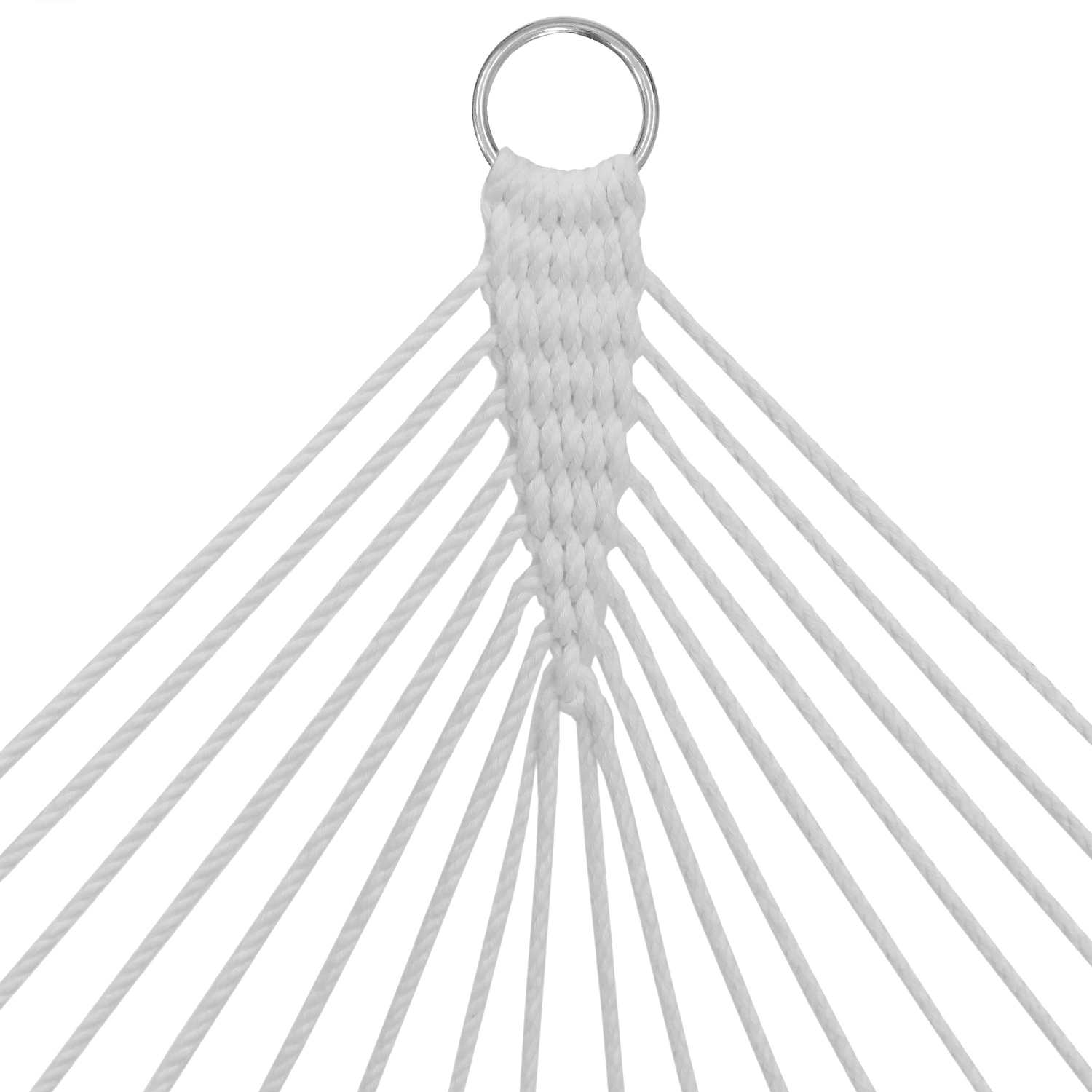 Hamac matelassé en tissu pour 2 personnes avec support en acier de Sunnydaze - Brun