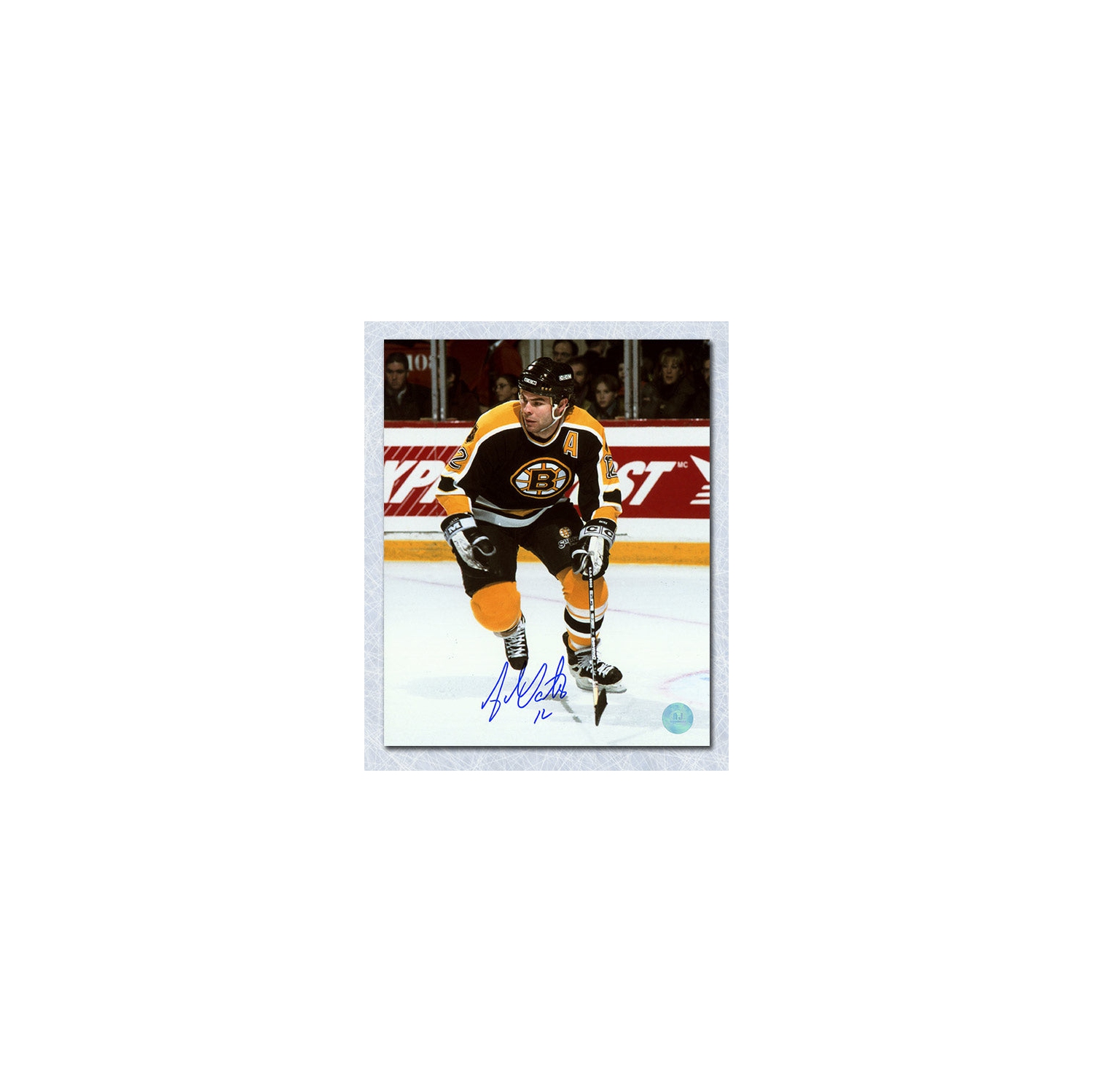 Adam Oates Boston Bruins Autographed Action 8x10 Photo