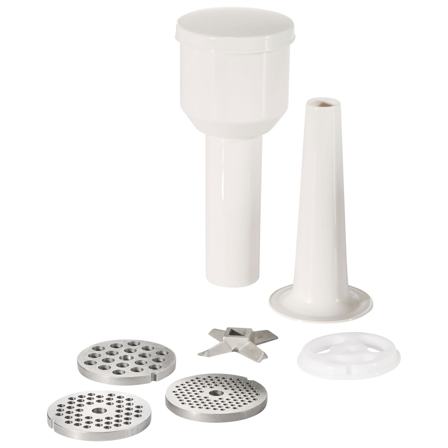 Hachoir à viande et poussoir à saucisses électrique no 8 de Weston - 650 W - Acier inoxydable