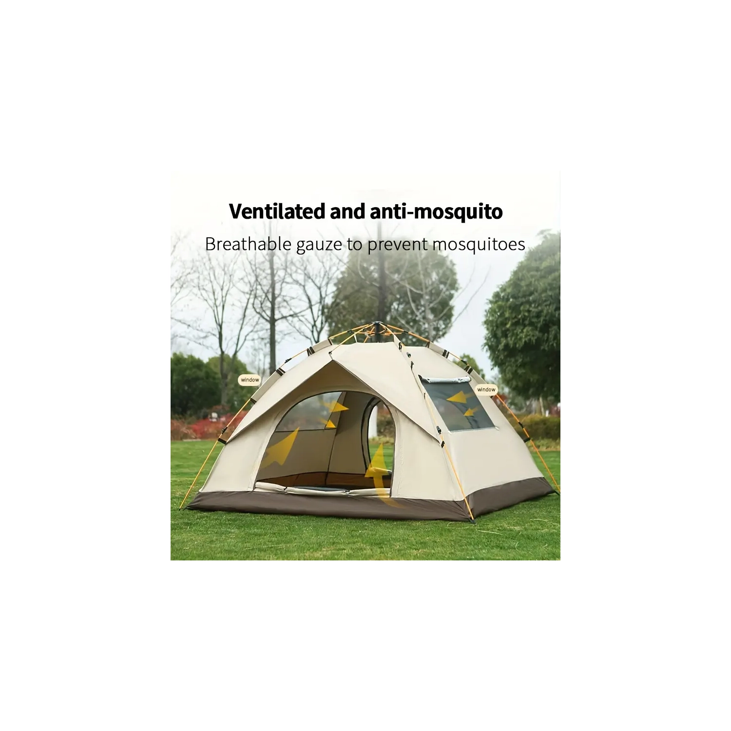 Fully Automatic Quick Opening Tent | Waterproof, Sunscreen, Mosquito-Proof Portable Camping Tent